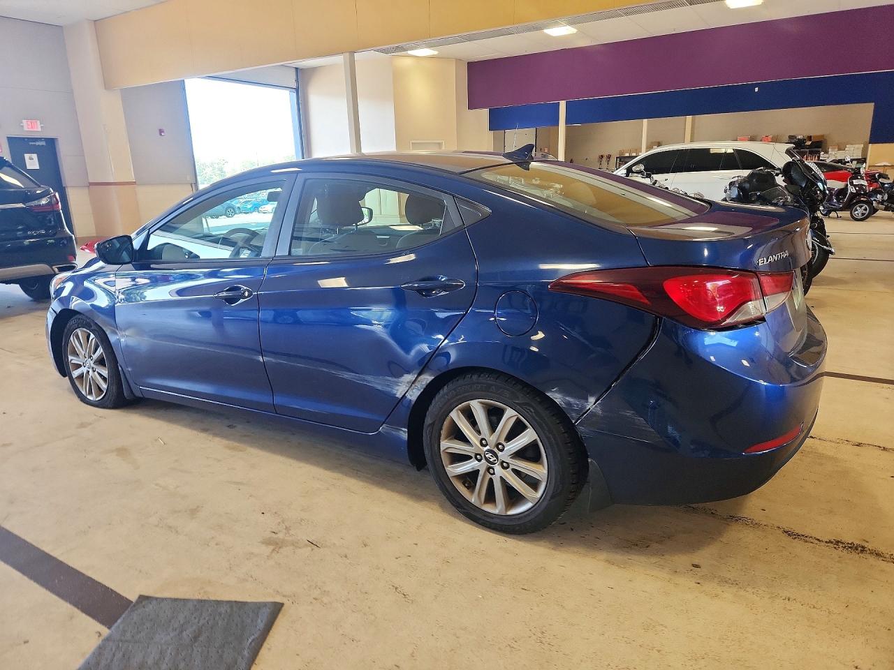 2015 Hyundai Elantra Se Blue vin: 5NPDH4AE6FH624814
