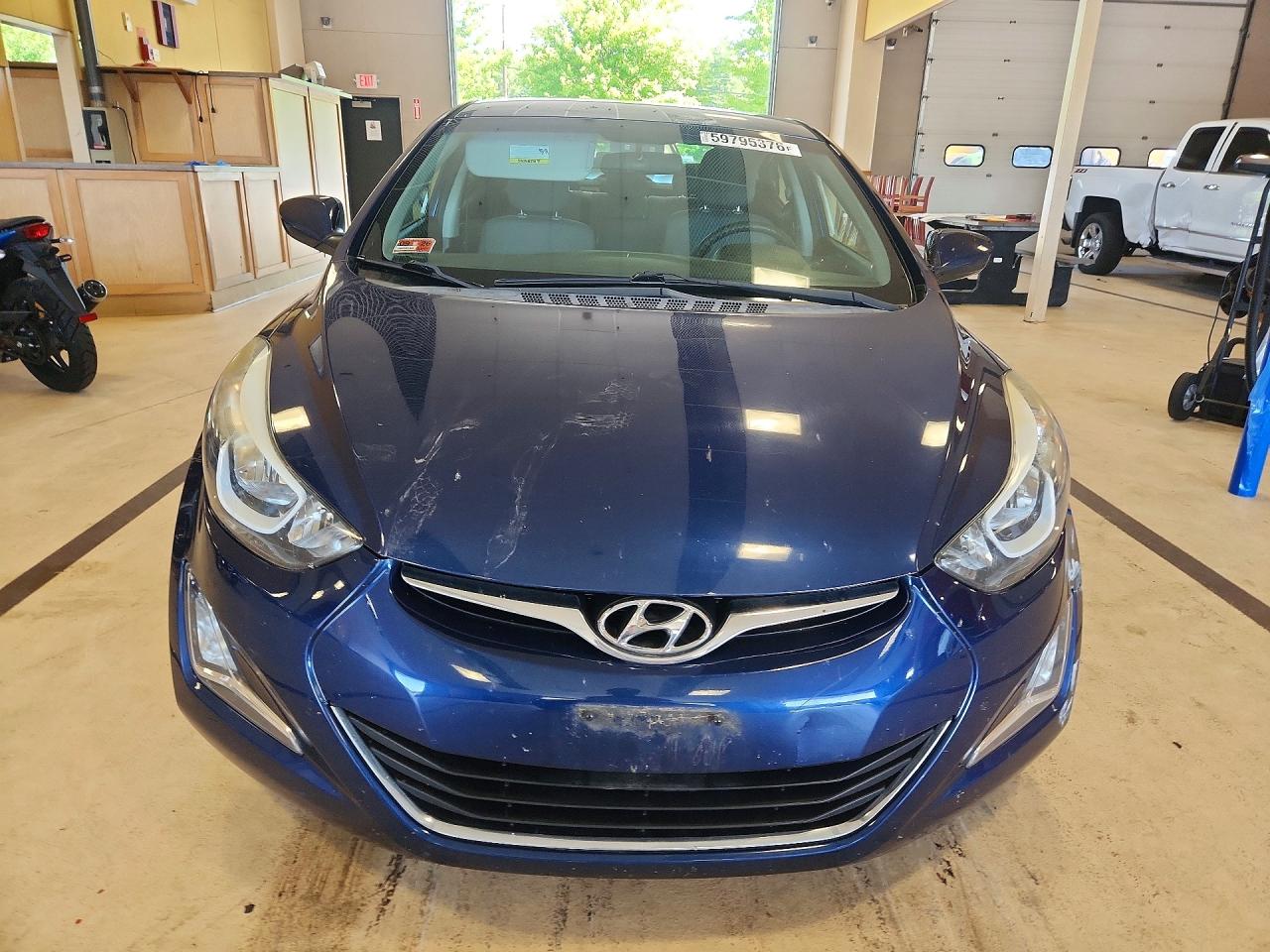 2015 Hyundai Elantra Se Blue vin: 5NPDH4AE6FH624814