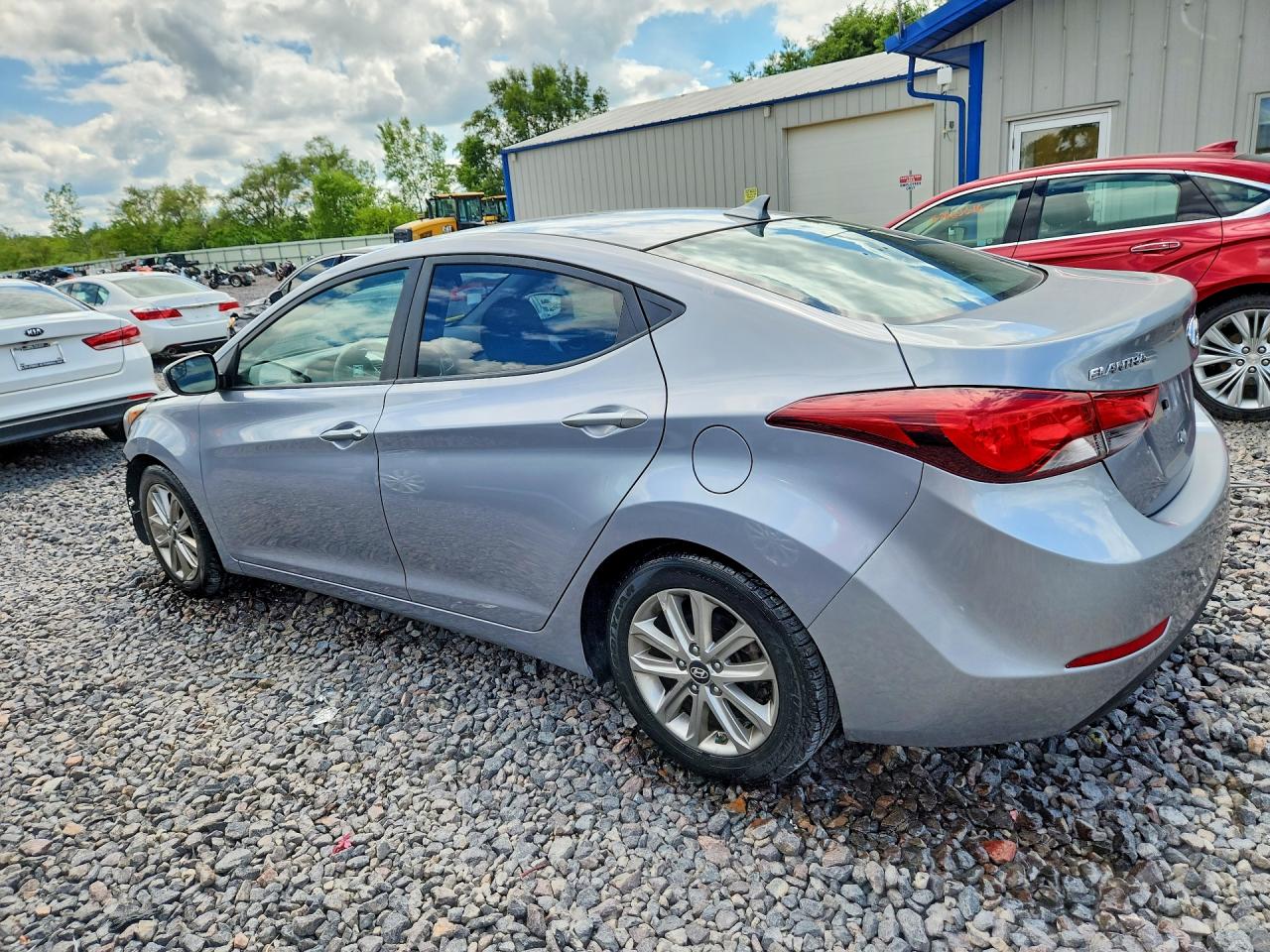 2015 Hyundai Elantra Se Silver vin: 5NPDH4AE6FH629012