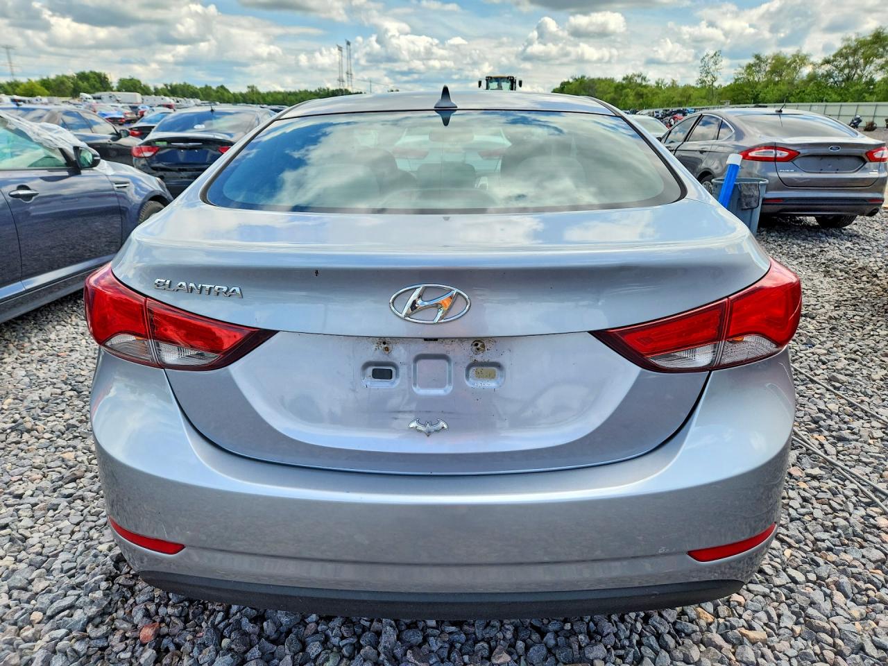 2015 Hyundai Elantra Se Silver vin: 5NPDH4AE6FH629012