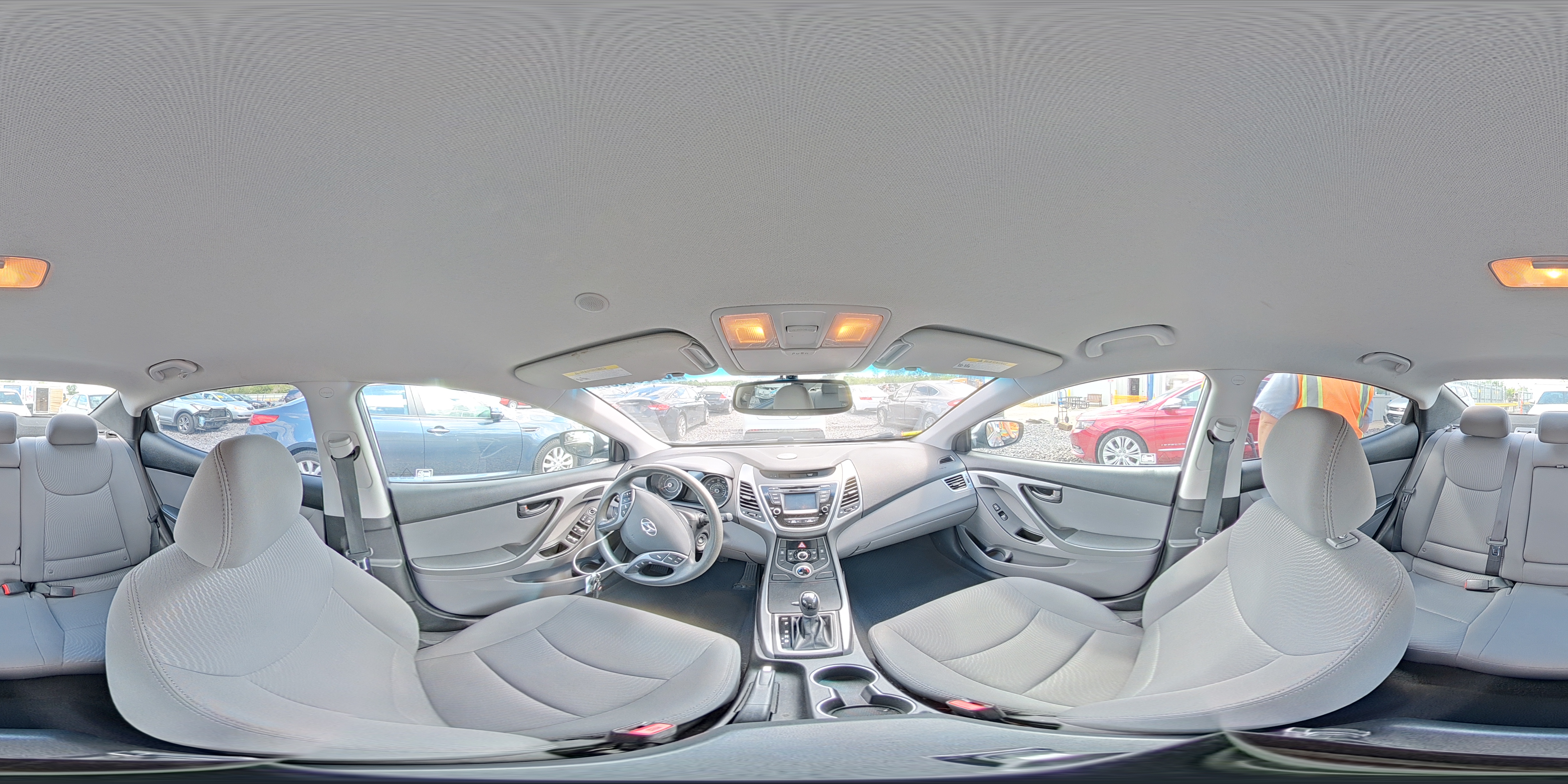 2015 Hyundai Elantra Se Silver vin: 5NPDH4AE6FH629012