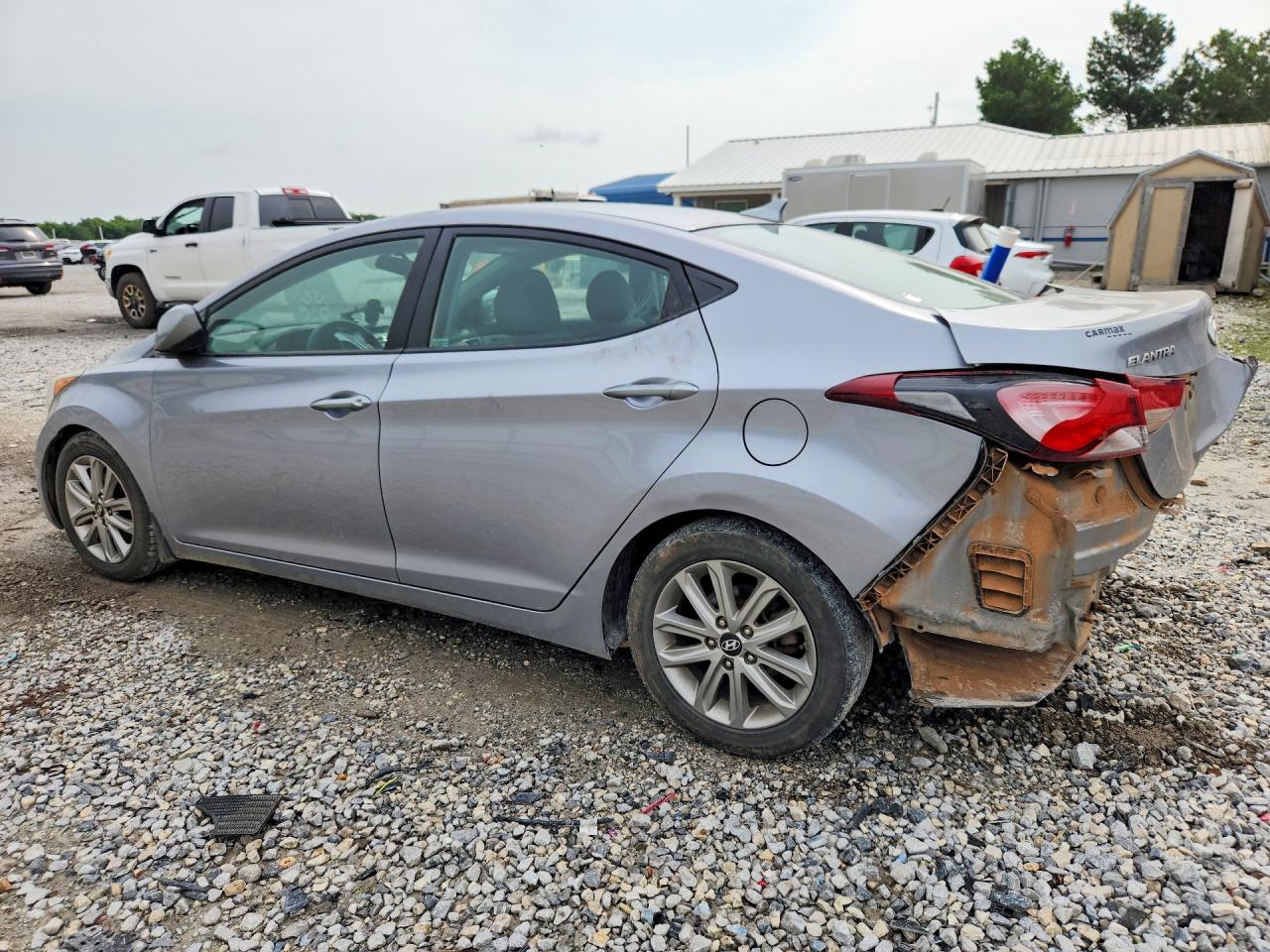 2015 Hyundai Elantra Se Gray vin: 5NPDH4AE6FH630757