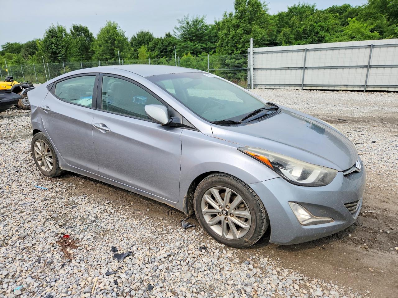 2015 Hyundai Elantra Se Gray vin: 5NPDH4AE6FH630757