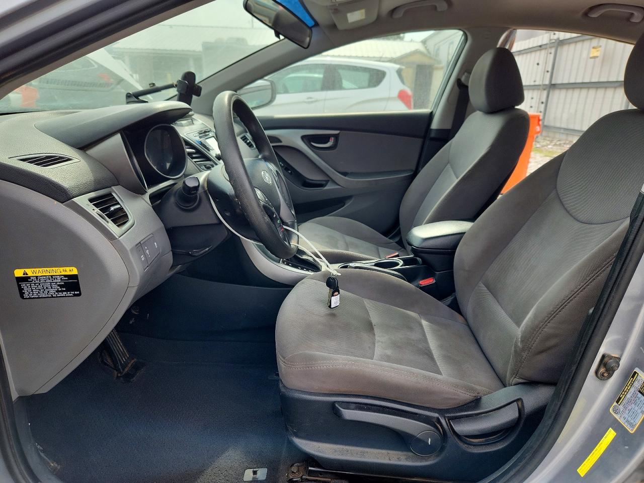 2015 Hyundai Elantra Se Gray vin: 5NPDH4AE6FH630757