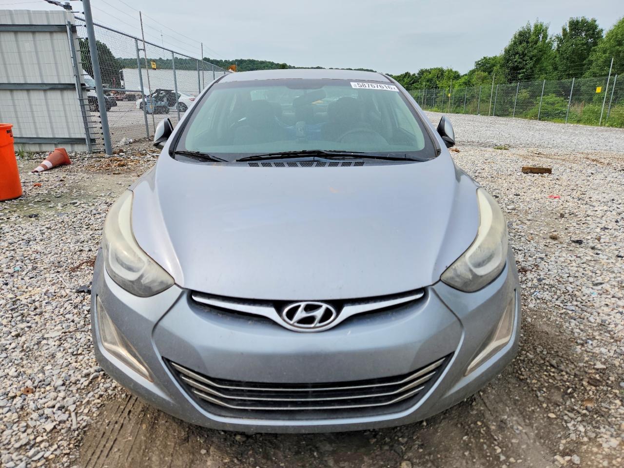 2015 Hyundai Elantra Se Gray vin: 5NPDH4AE6FH630757