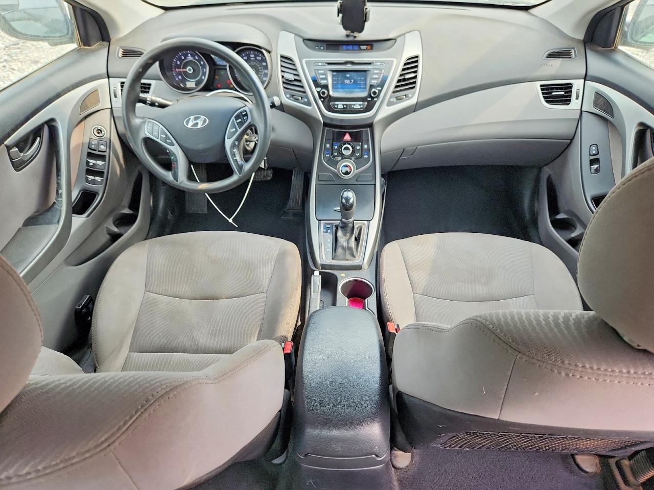 2015 Hyundai Elantra Se Gray vin: 5NPDH4AE6FH630757