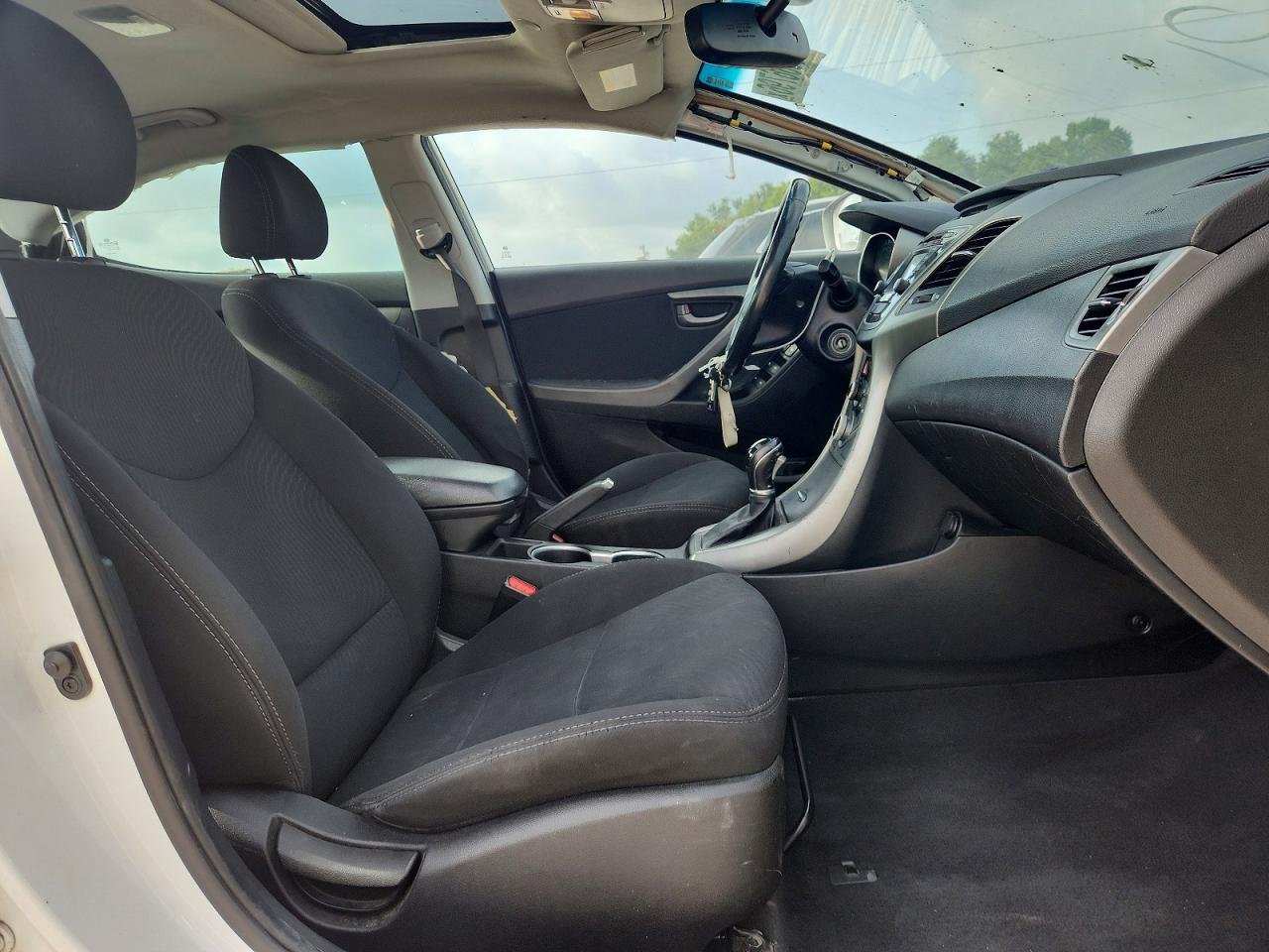 2015 Hyundai Elantra Se White vin: 5NPDH4AE6FH632685