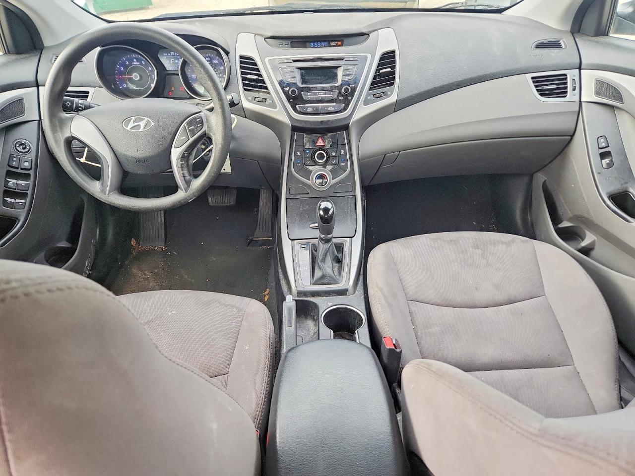 2015 Hyundai Elantra Se White vin: 5NPDH4AE6FH633111
