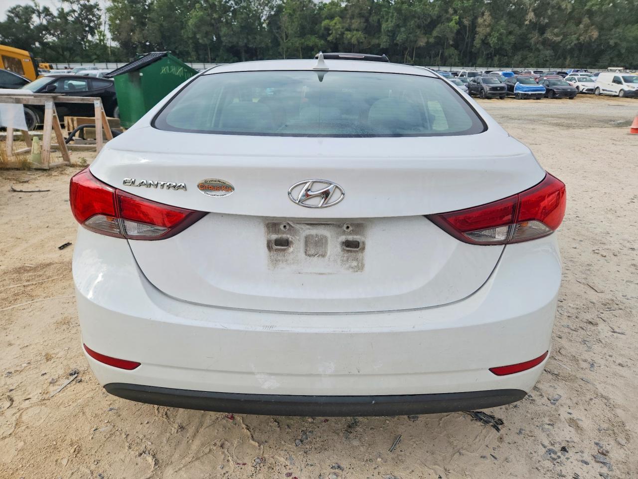 2015 Hyundai Elantra Se White vin: 5NPDH4AE6FH633111