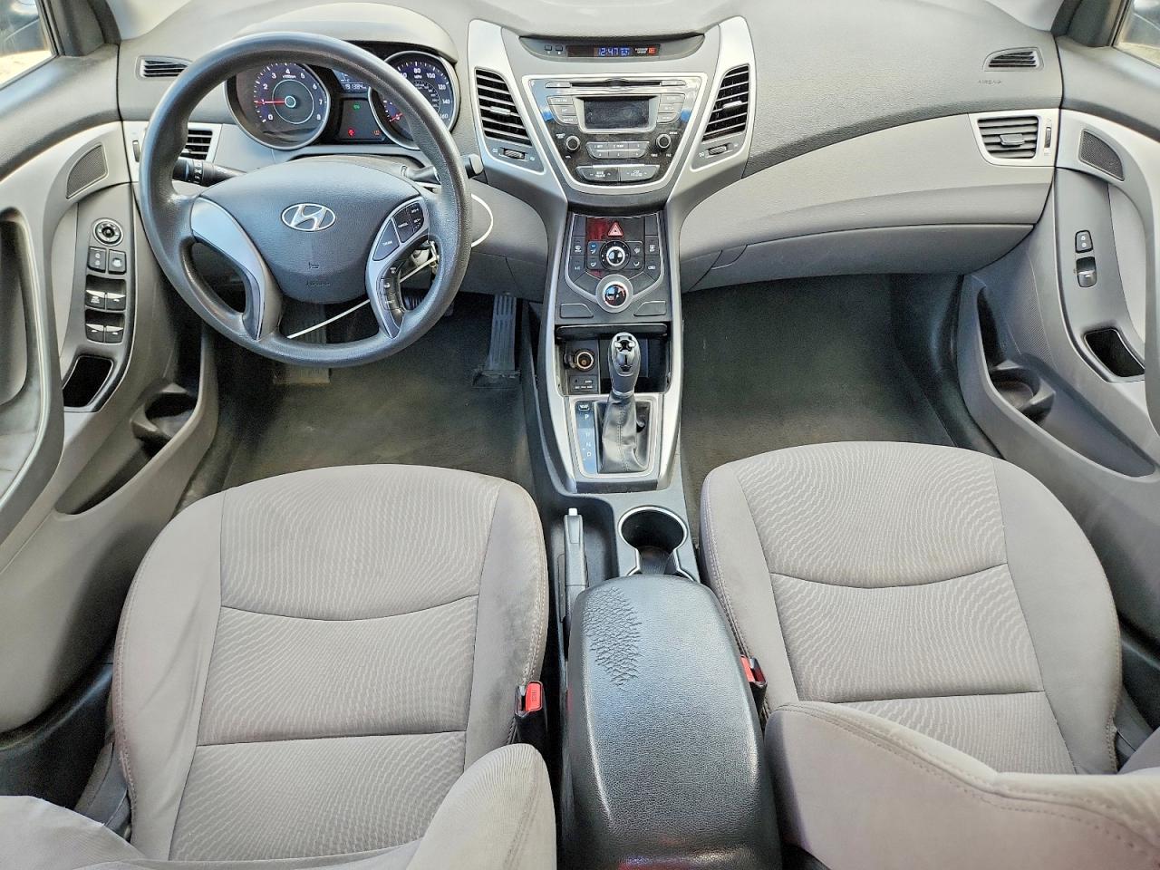 2015 Hyundai Elantra Se Gray vin: 5NPDH4AE6FH642679