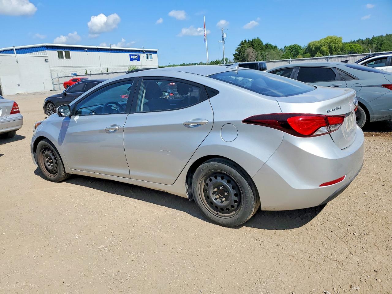 2015 Hyundai Elantra Se Silver vin: 5NPDH4AE6FH645503