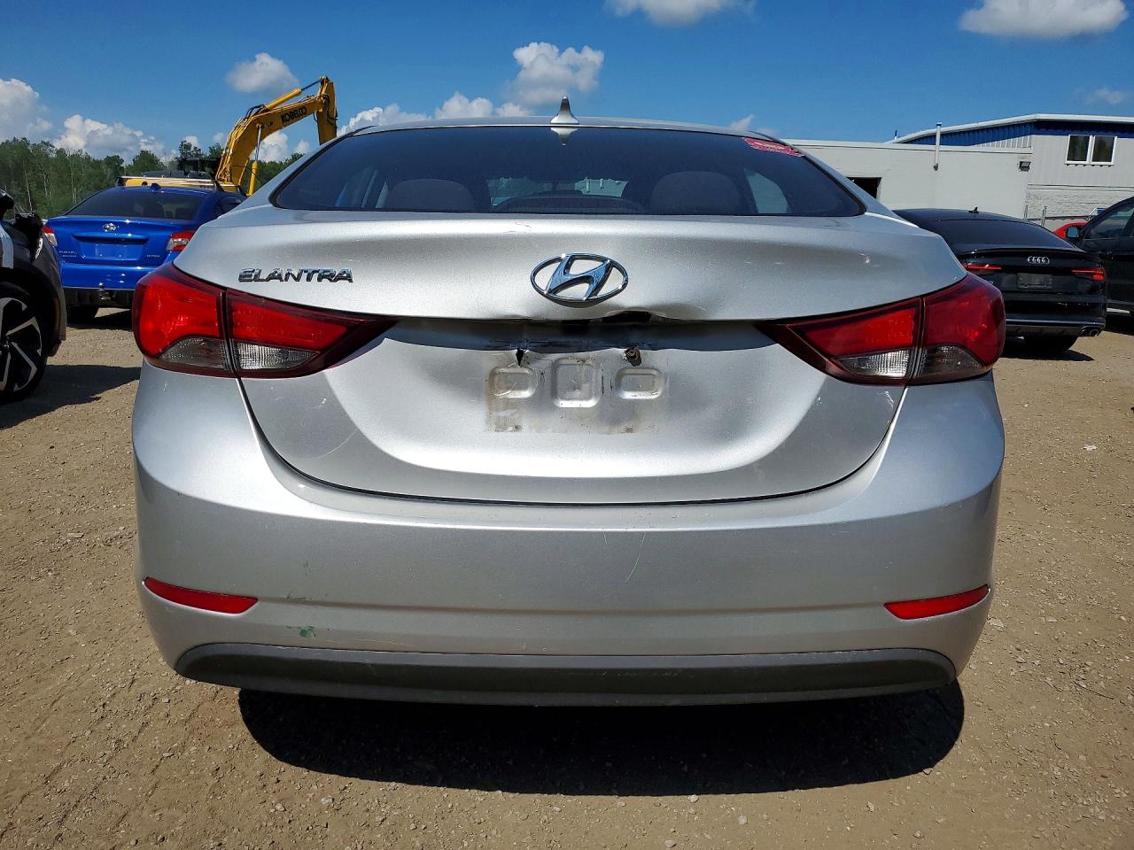2015 Hyundai Elantra Se Silver vin: 5NPDH4AE6FH645503
