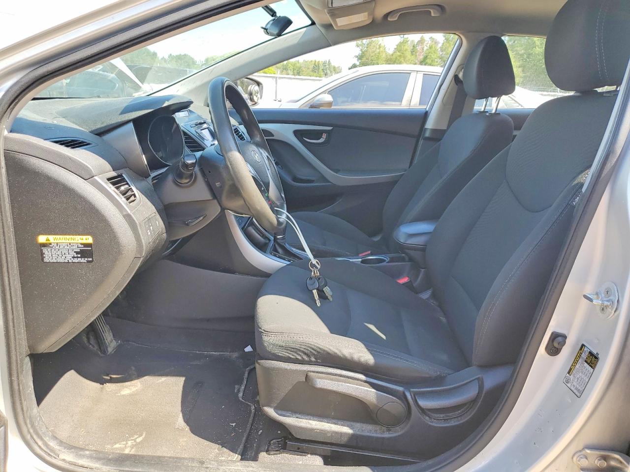 2015 Hyundai Elantra Se Silver vin: 5NPDH4AE6FH645503