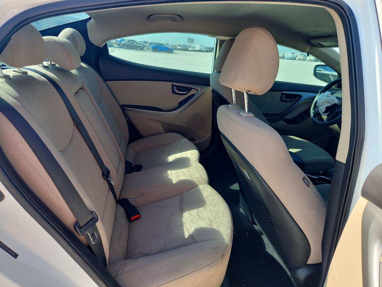 2015 Hyundai Elantra Se White vin: 5NPDH4AE6FH650748