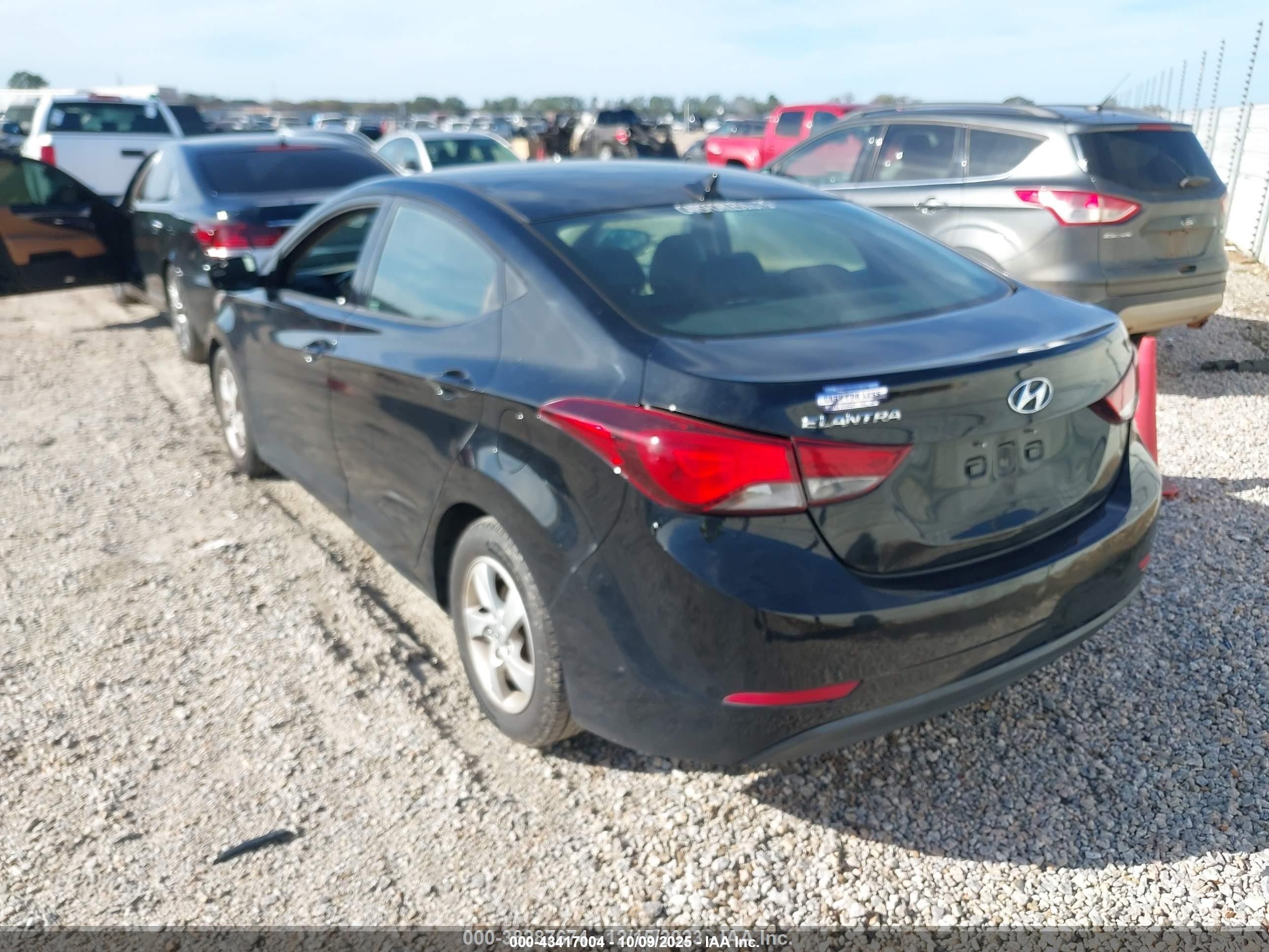 2015 Hyundai Elantra Se Black vin: 5NPDH4AE6FH651625
