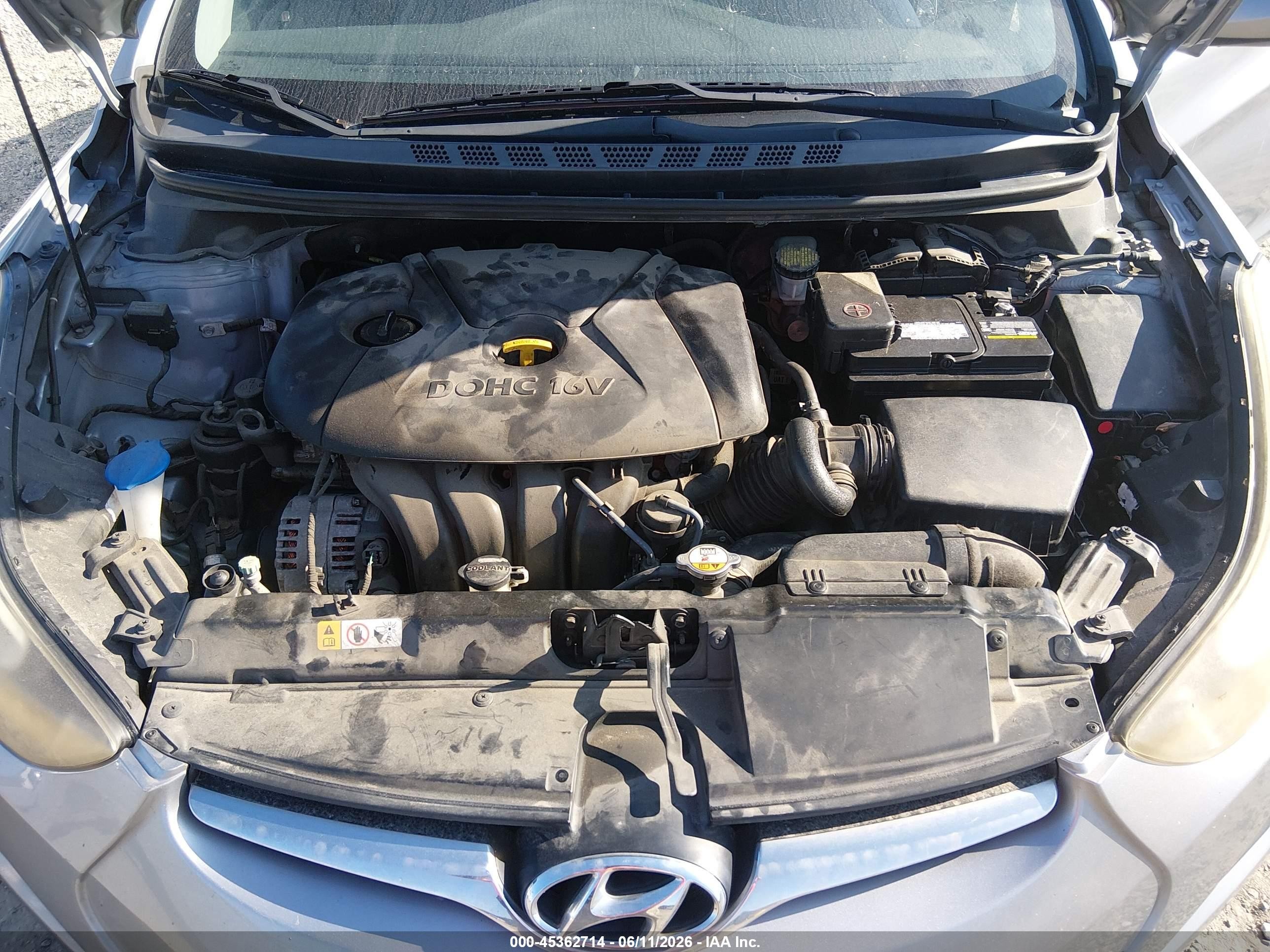 2016 Hyundai Elantra Se Silver vin: 5NPDH4AE6GH689602