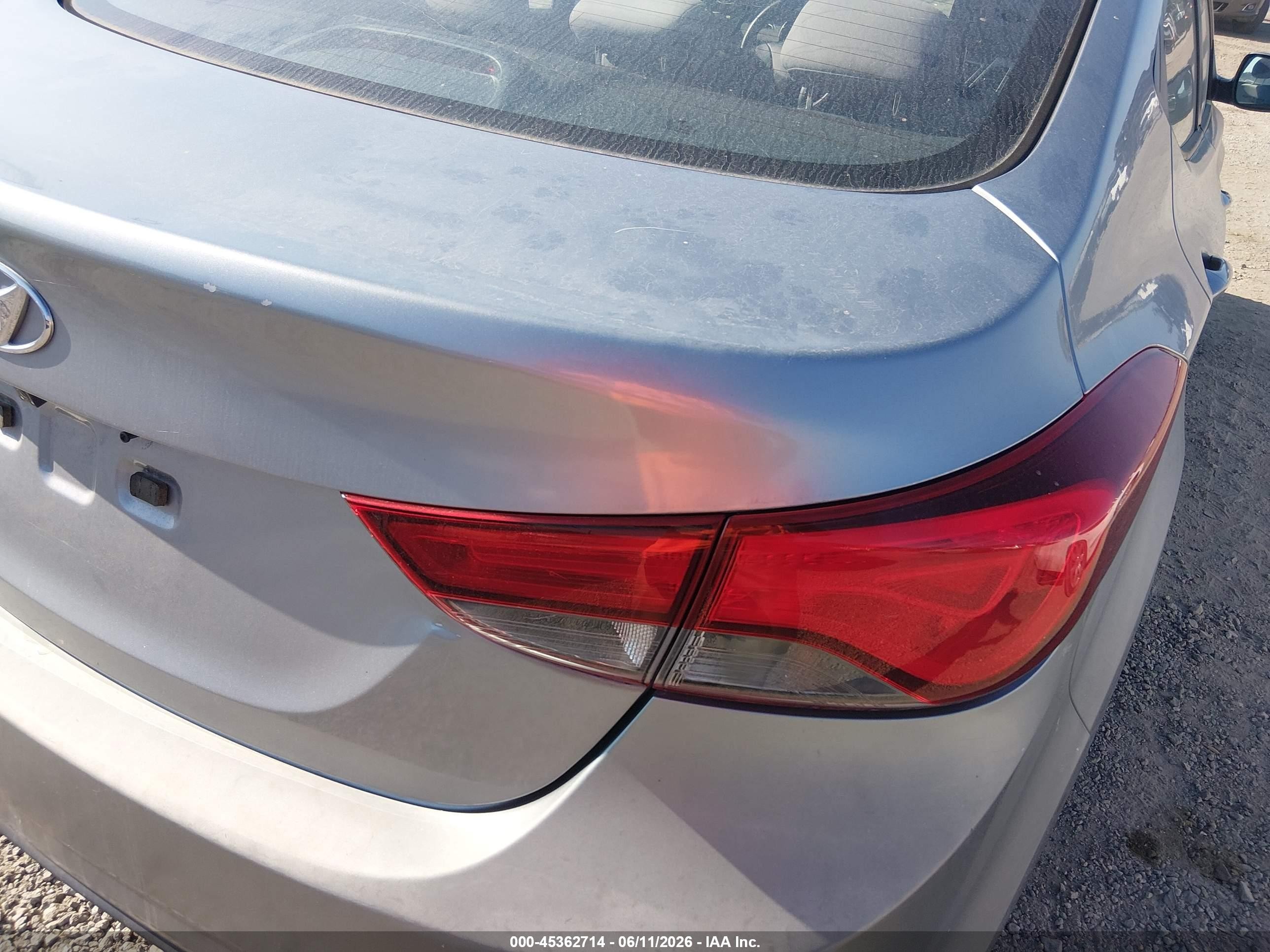 2016 Hyundai Elantra Se Silver vin: 5NPDH4AE6GH689602