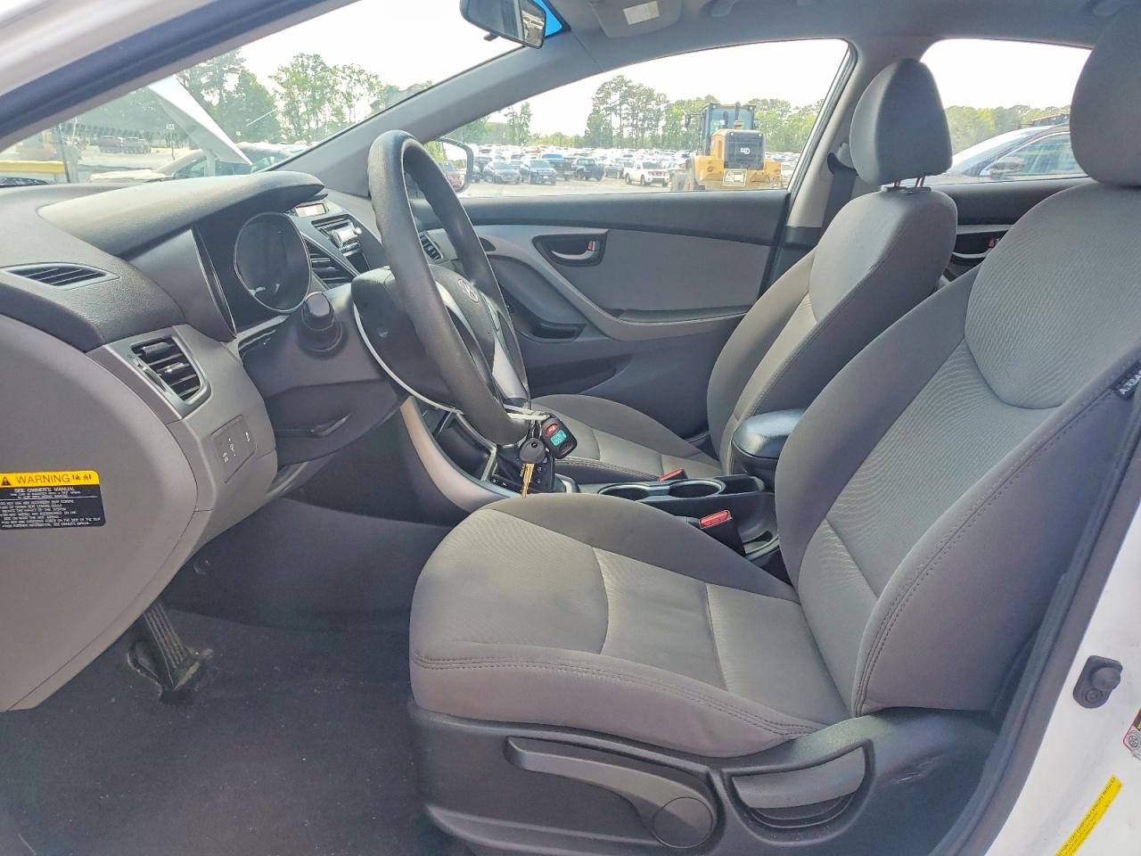2016 Hyundai Elantra Se White vin: 5NPDH4AE6GH759924