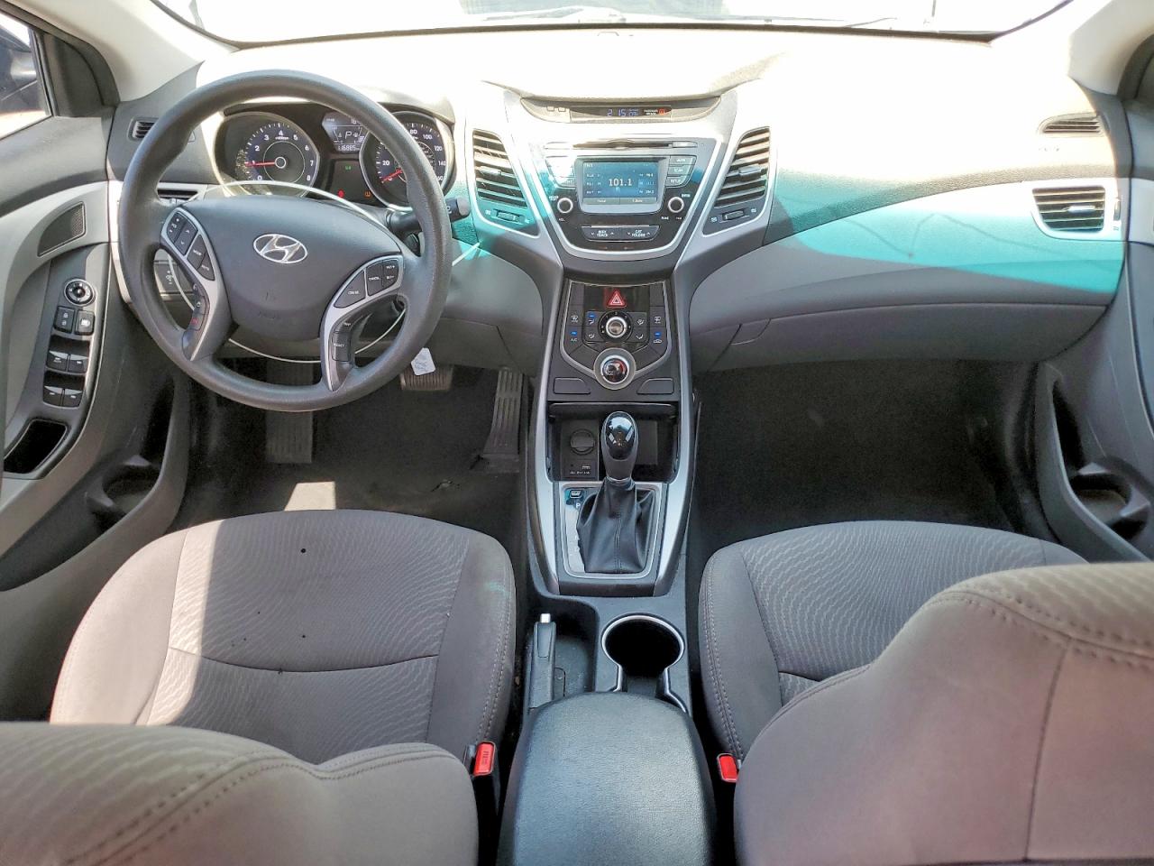 2016 Hyundai Elantra Se Black vin: 5NPDH4AE6GH771040