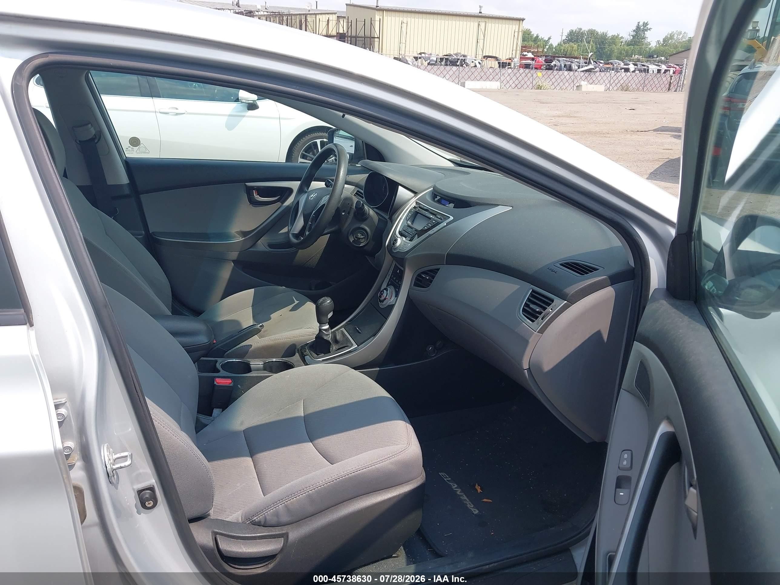 2011 Hyundai Elantra Gls Silver vin: 5NPDH4AE7BH010557