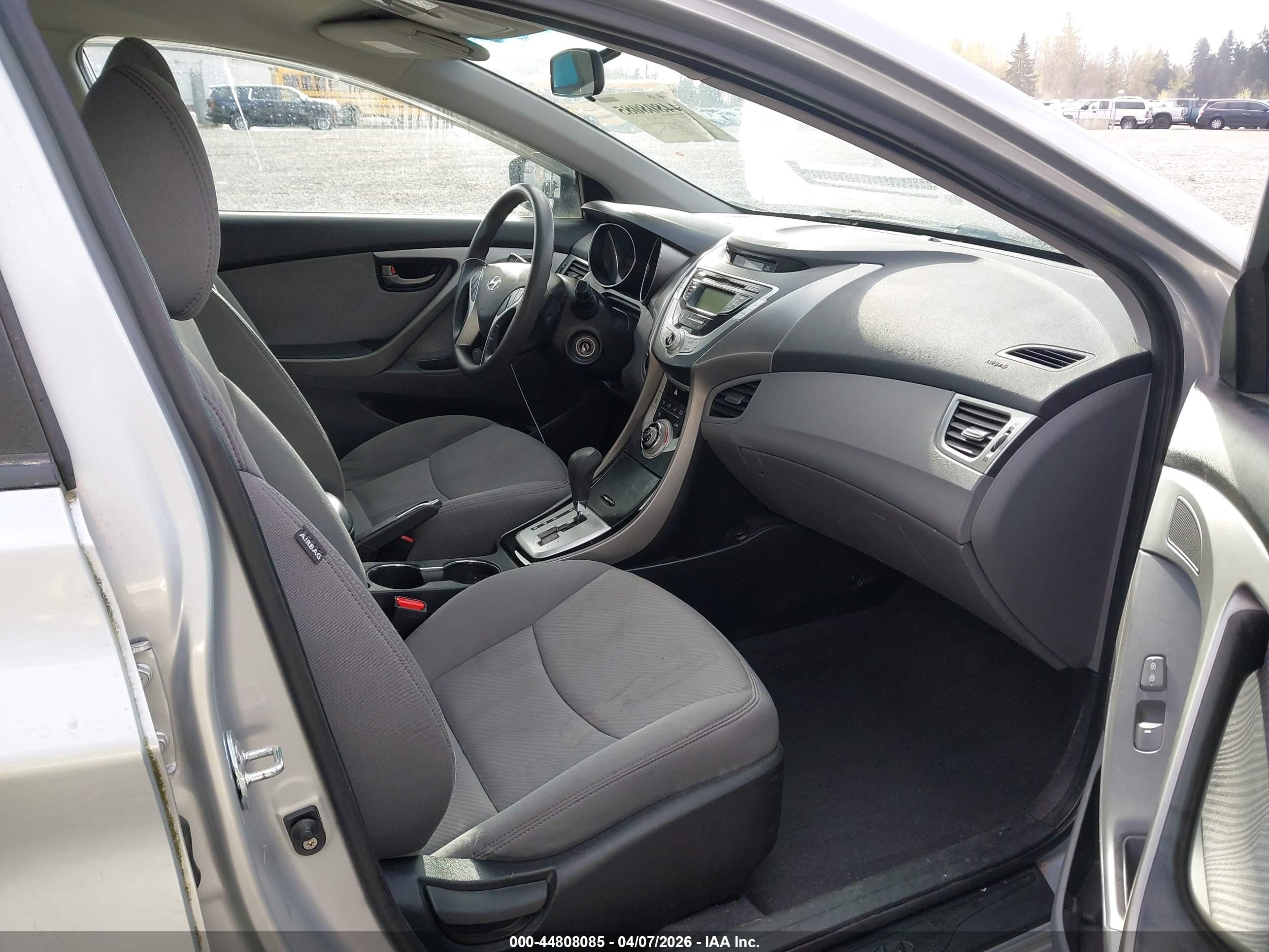 2011 Hyundai Elantra Gls Серый vin: 5NPDH4AE7BH013636