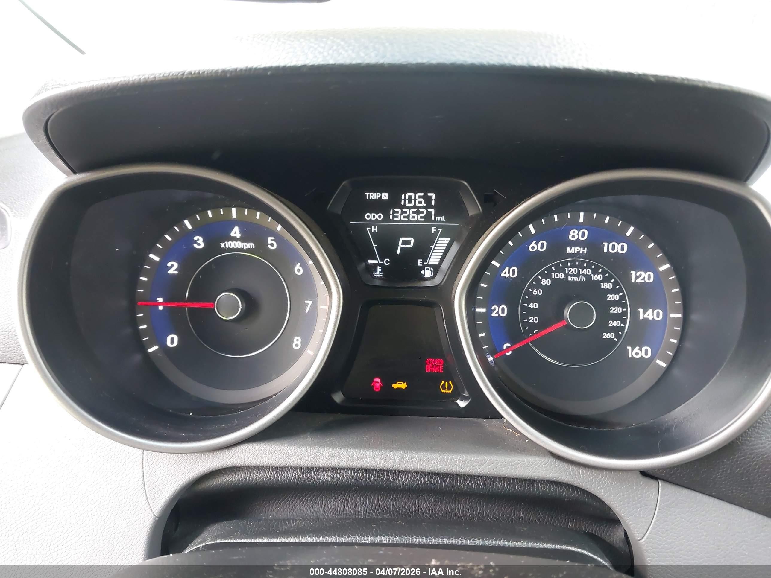 2011 Hyundai Elantra Gls Серый vin: 5NPDH4AE7BH013636