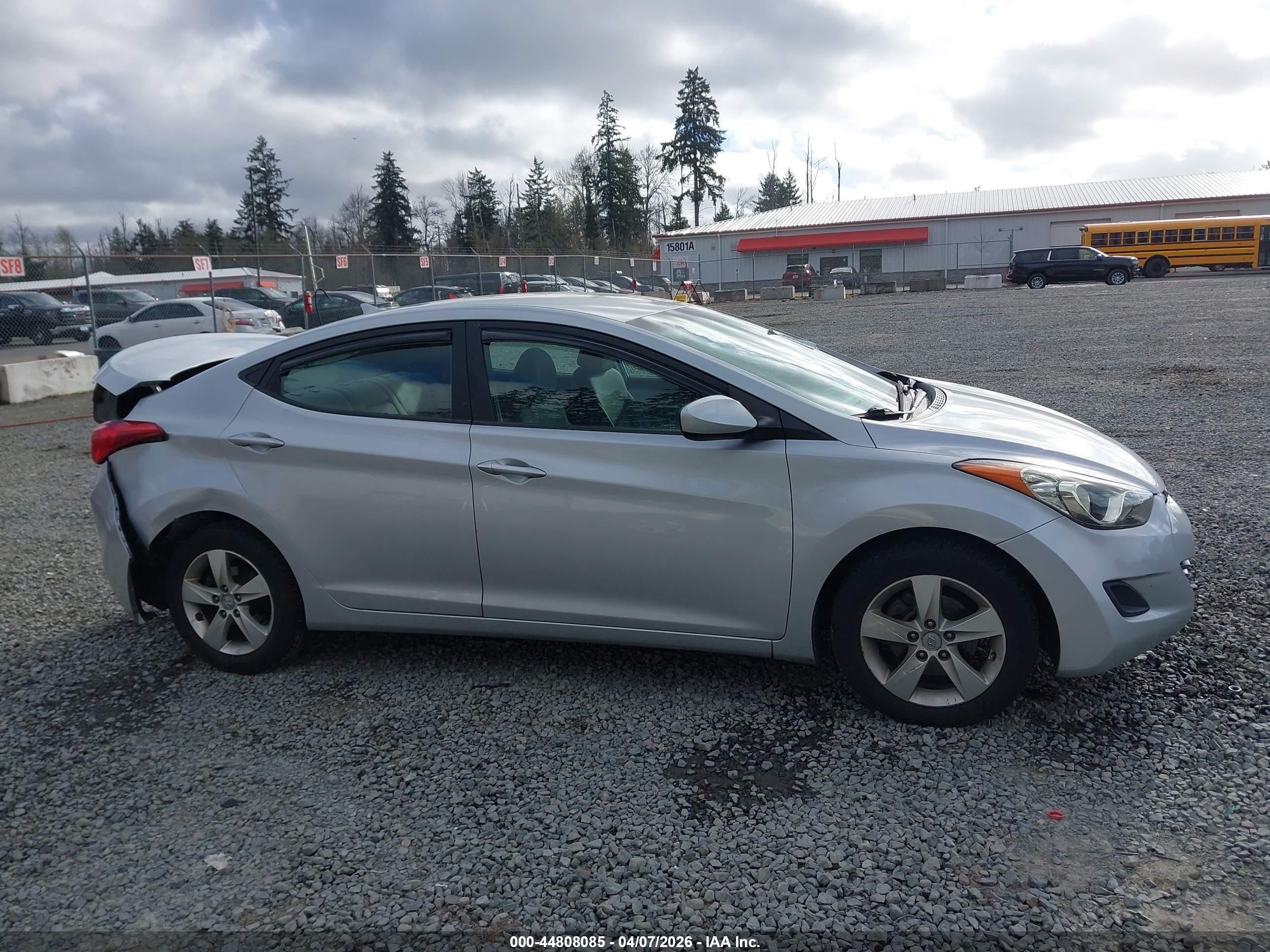 2011 Hyundai Elantra Gls Серый vin: 5NPDH4AE7BH013636