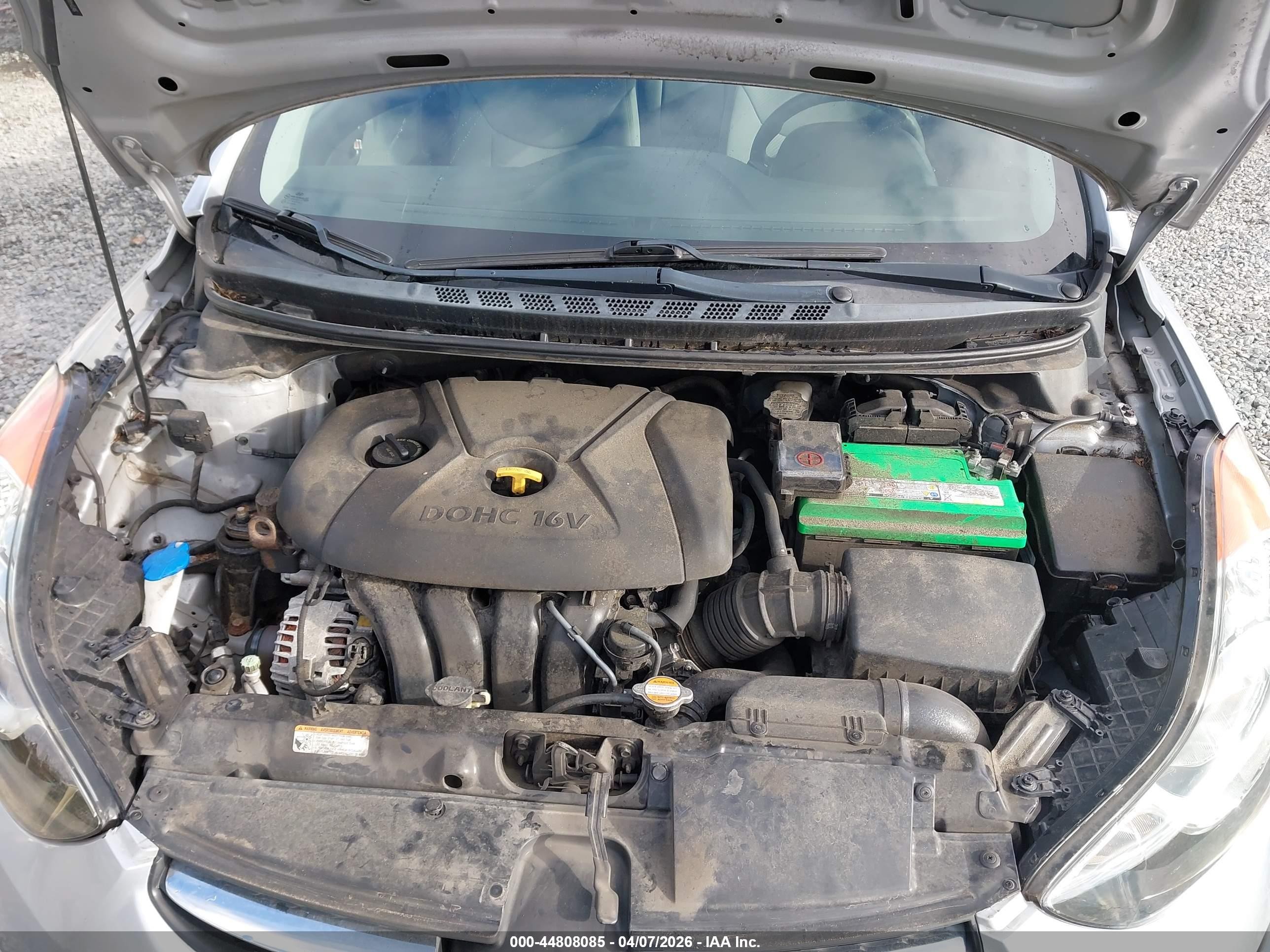 2011 Hyundai Elantra Gls Серый vin: 5NPDH4AE7BH013636