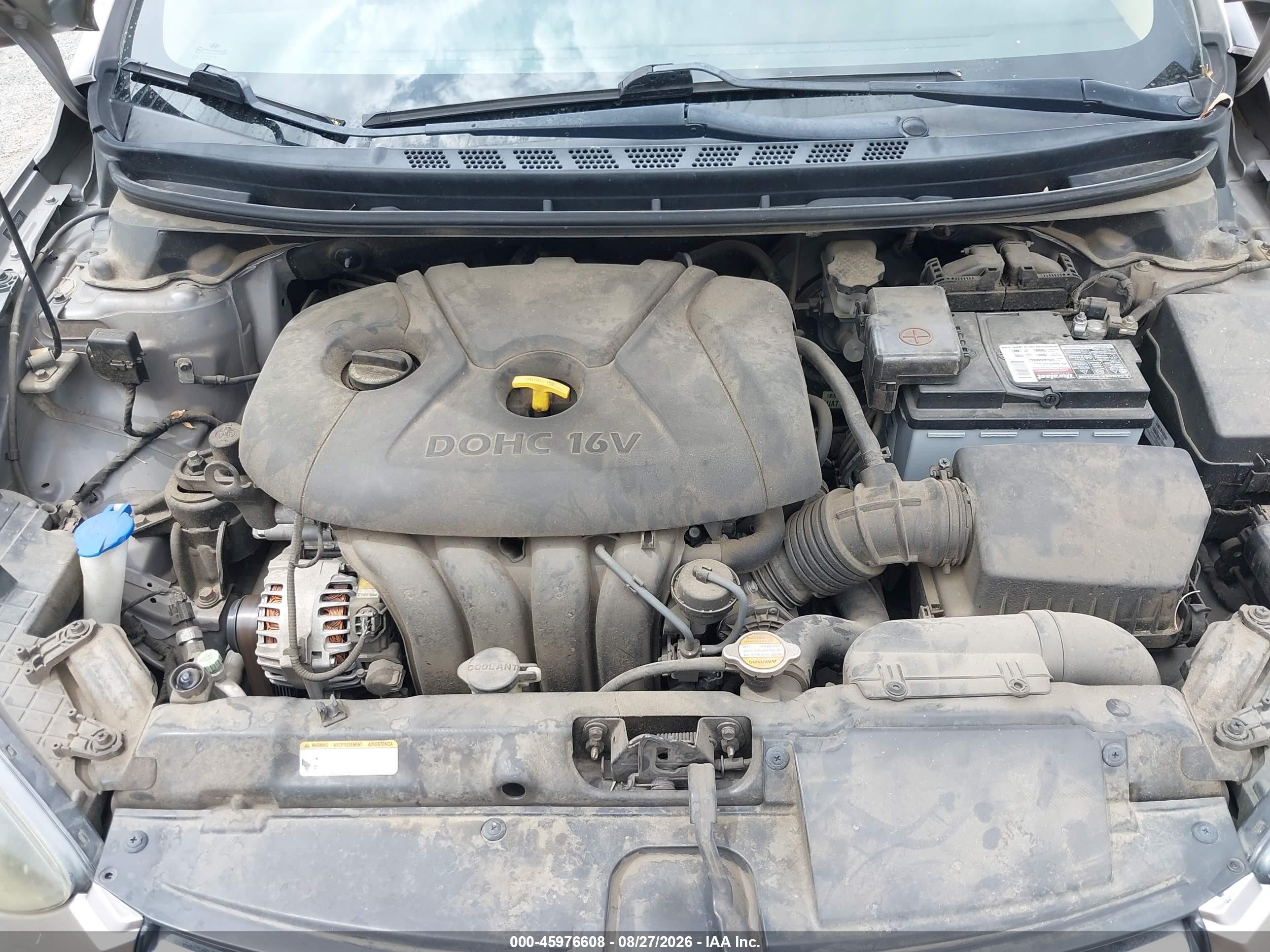 2011 Hyundai Elantra Limited Gray vin: 5NPDH4AE7BH016908