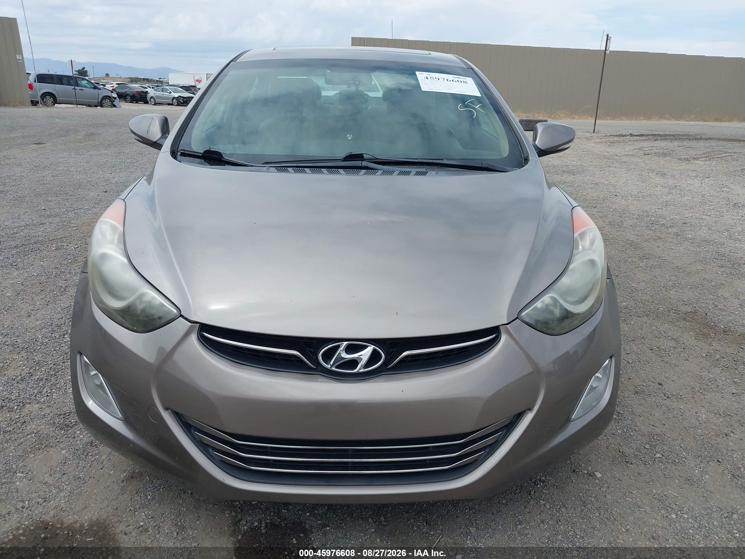 2011 Hyundai Elantra Limited Gray vin: 5NPDH4AE7BH016908