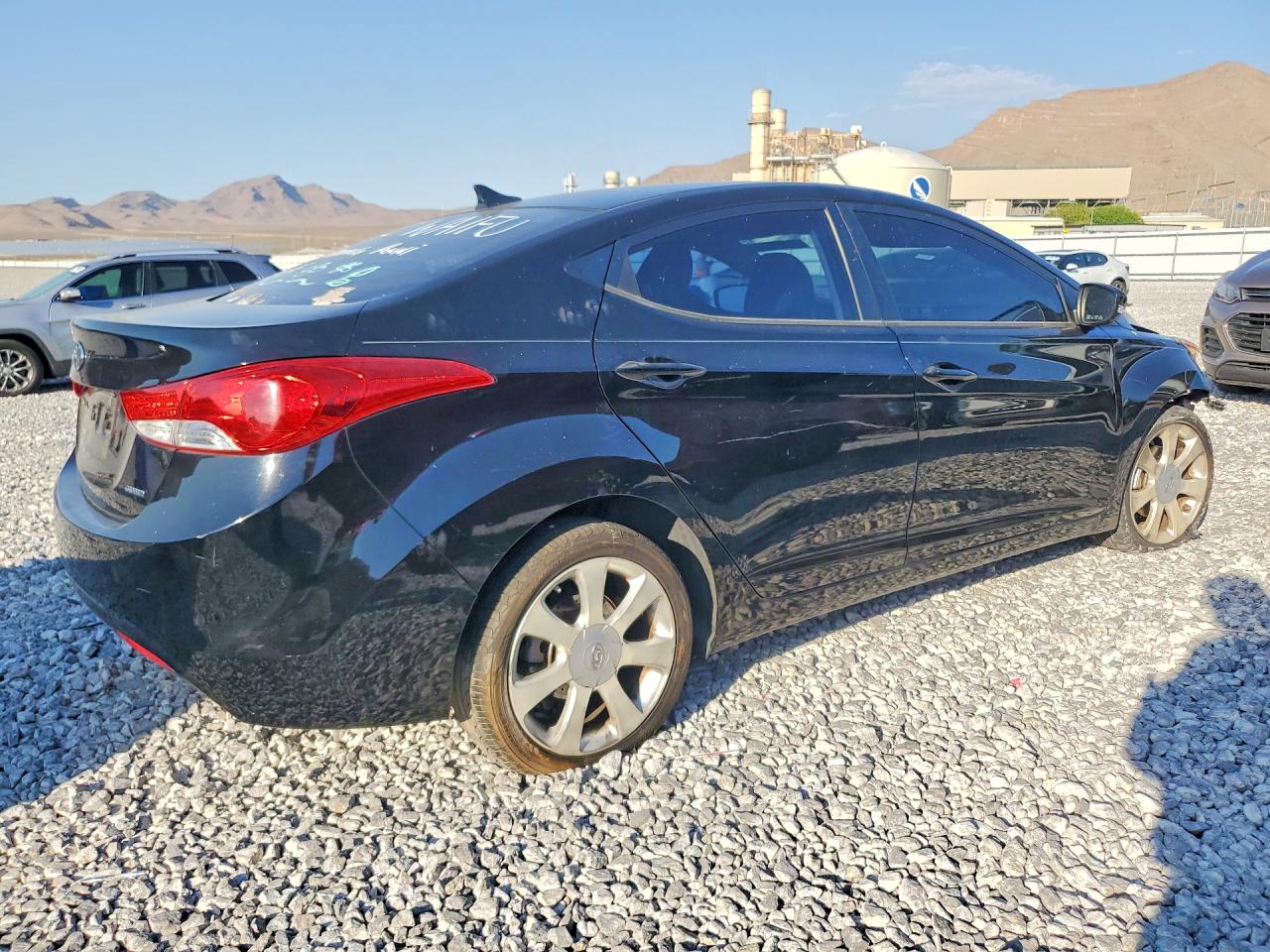 2011 Hyundai Elantra Limited Black vin: 5NPDH4AE7BH018674