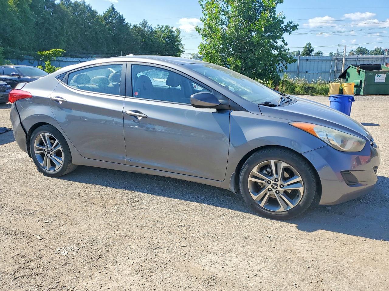 2011 Hyundai Elantra Gls Gray vin: 5NPDH4AE7BH027794