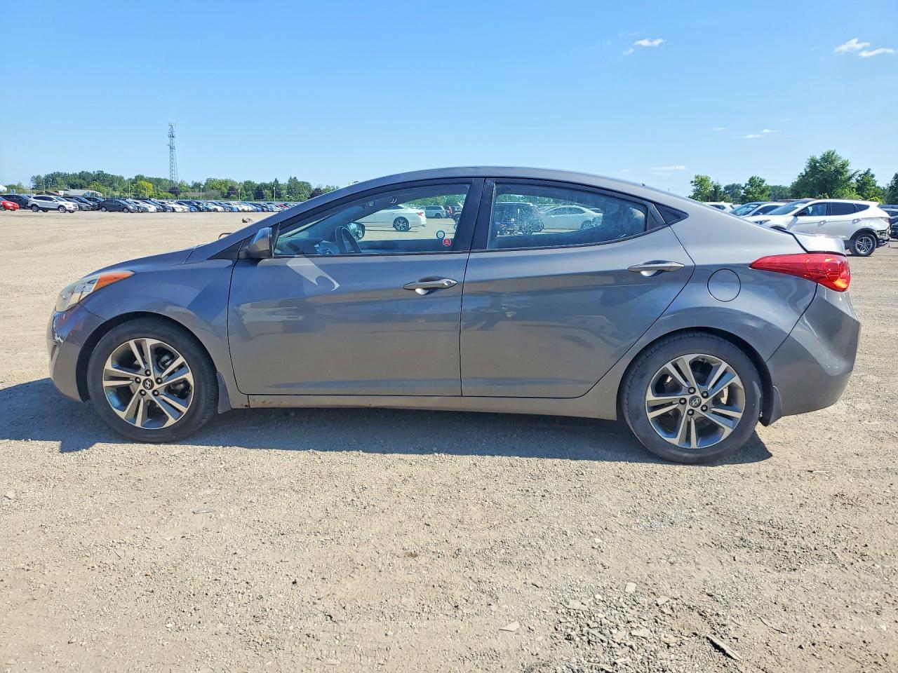 2011 Hyundai Elantra Gls Gray vin: 5NPDH4AE7BH027794