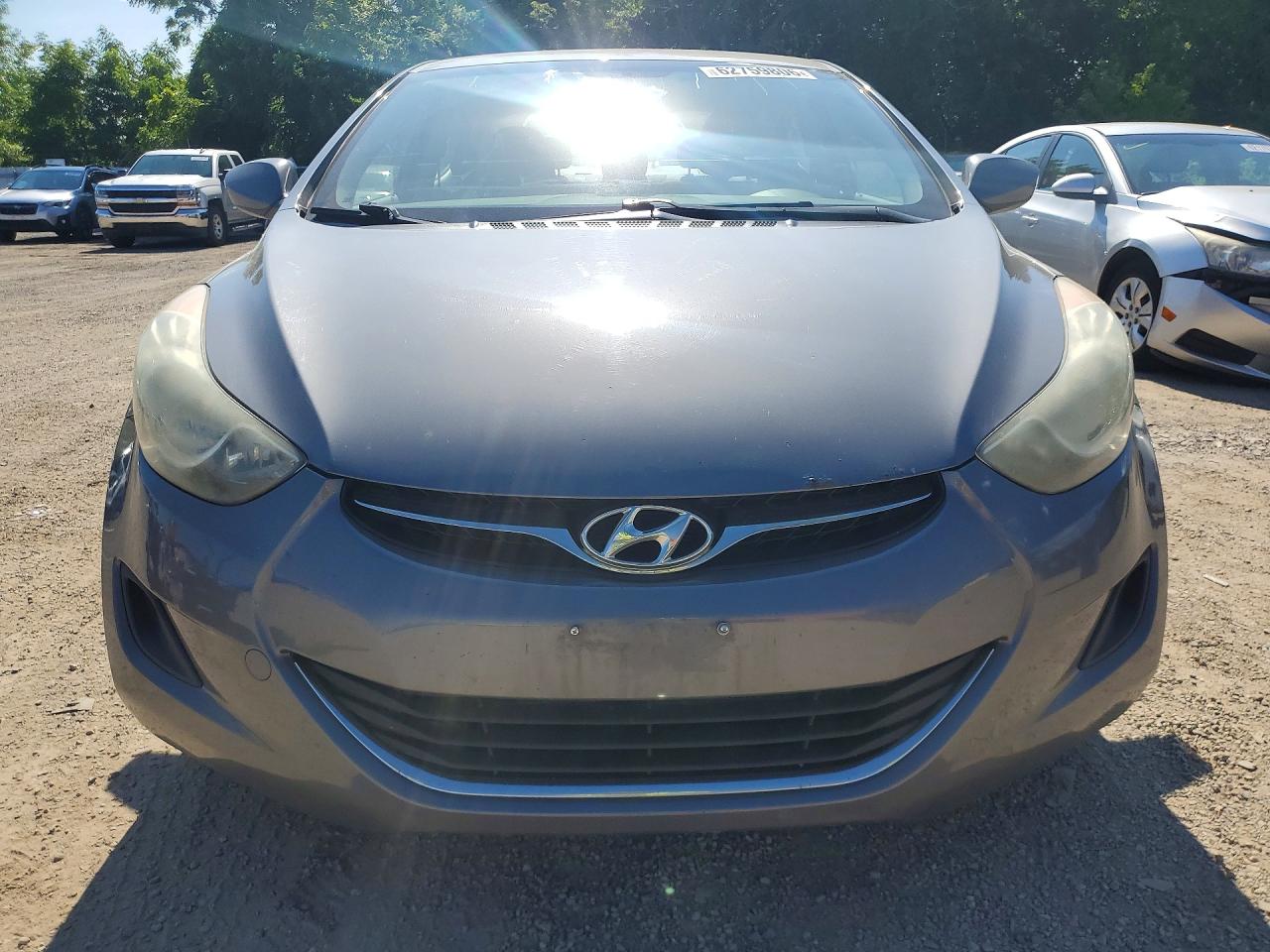 2011 Hyundai Elantra Gls Gray vin: 5NPDH4AE7BH027794