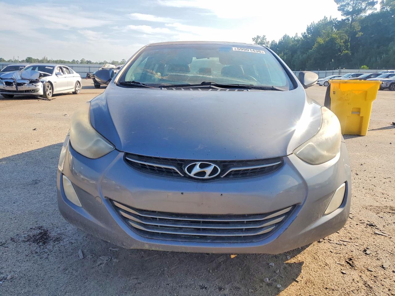 2011 Hyundai Elantra Limited Gray vin: 5NPDH4AE7BH047995