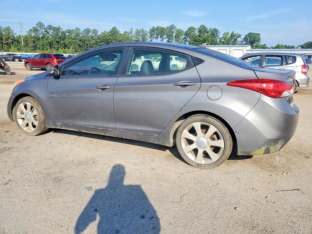 2011 Hyundai Elantra Limited Gray vin: 5NPDH4AE7BH047995