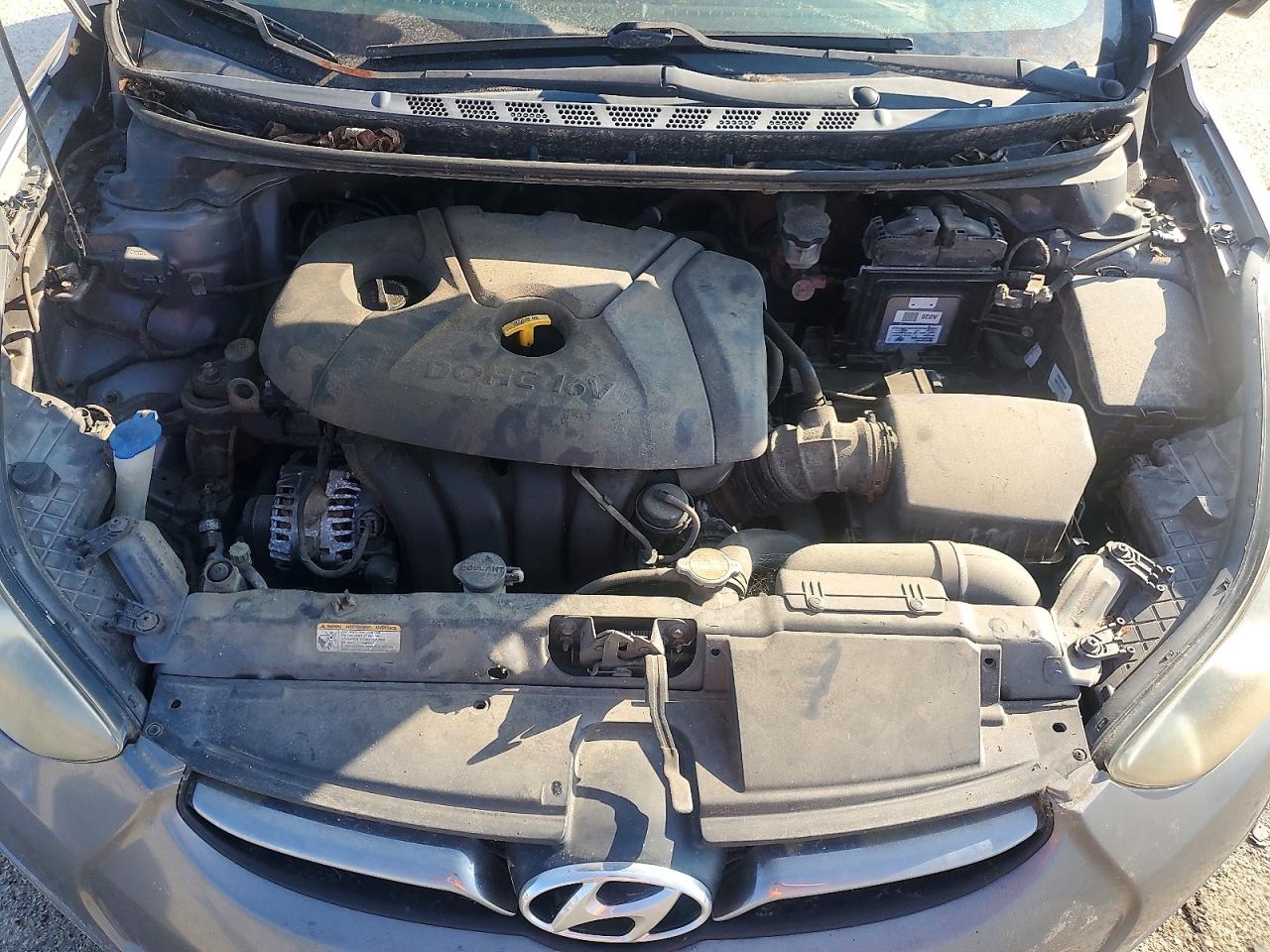2011 Hyundai Elantra Limited Gray vin: 5NPDH4AE7BH047995