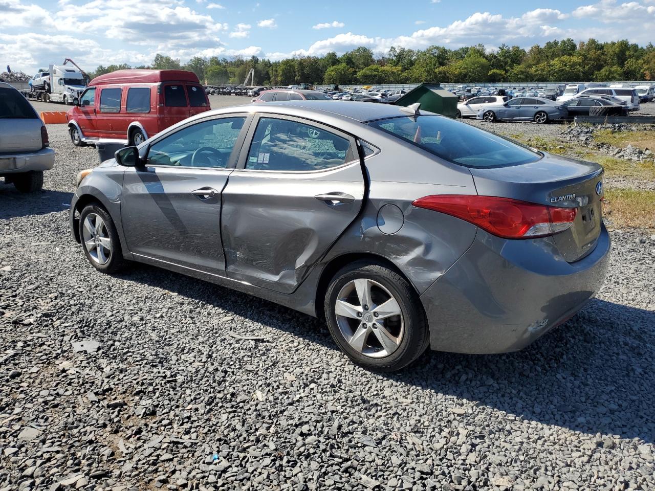 2011 Hyundai Elantra Gls Gray vin: 5NPDH4AE7BH055286