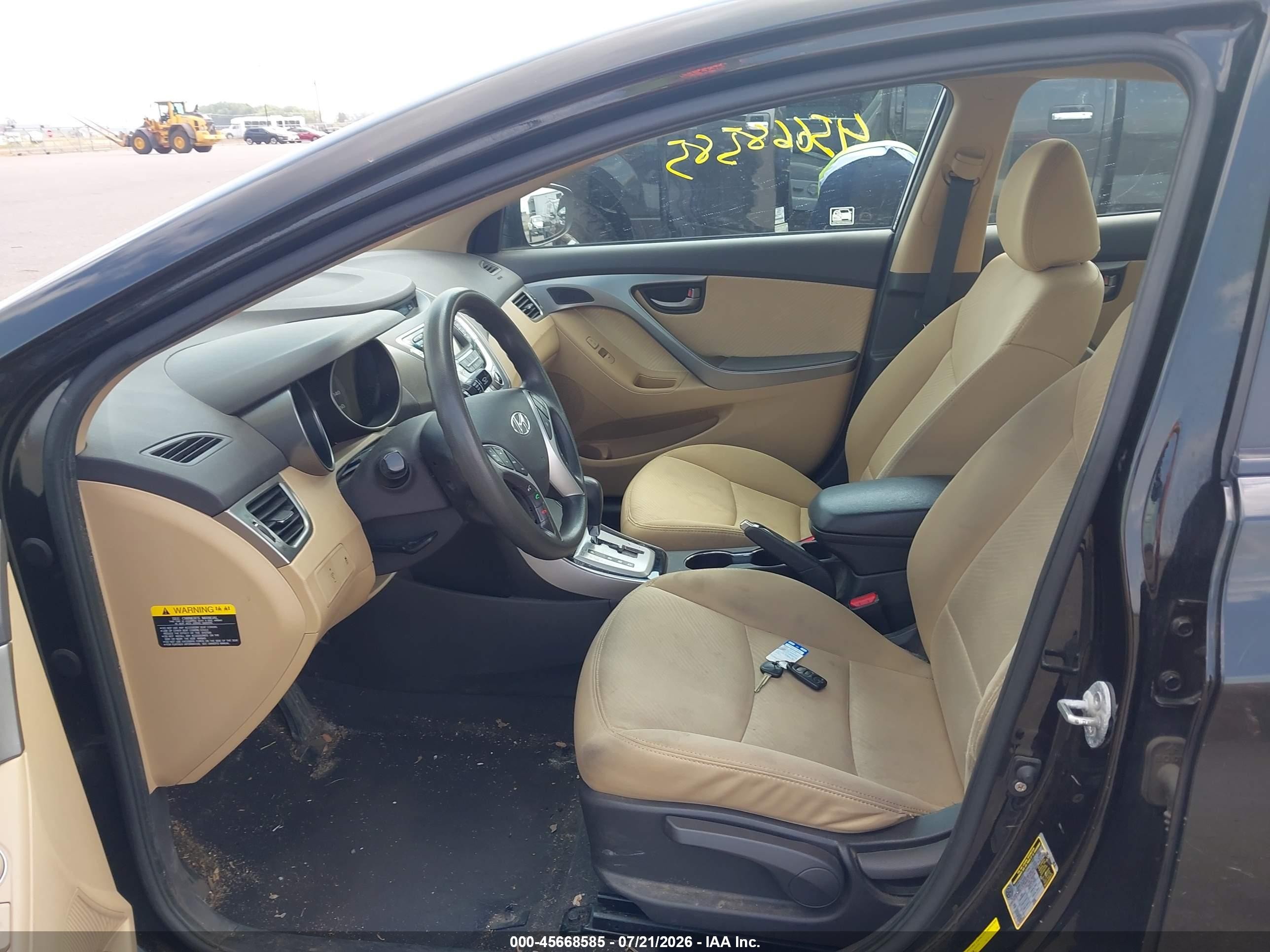 2011 Hyundai Elantra Gls Black vin: 5NPDH4AE7BH058401