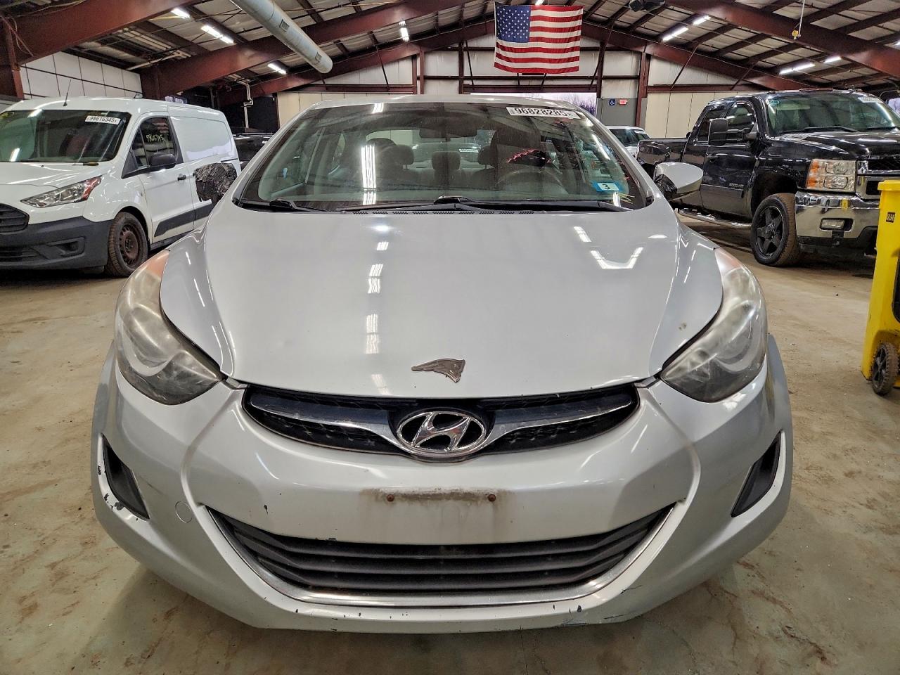 2011 Hyundai Elantra Gls Silver vin: 5NPDH4AE7BH058933