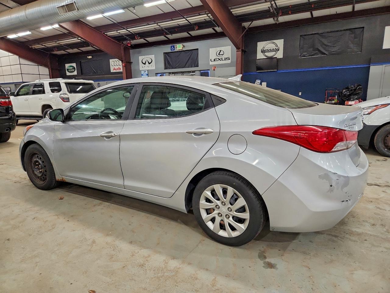 2011 Hyundai Elantra Gls Silver vin: 5NPDH4AE7BH058933
