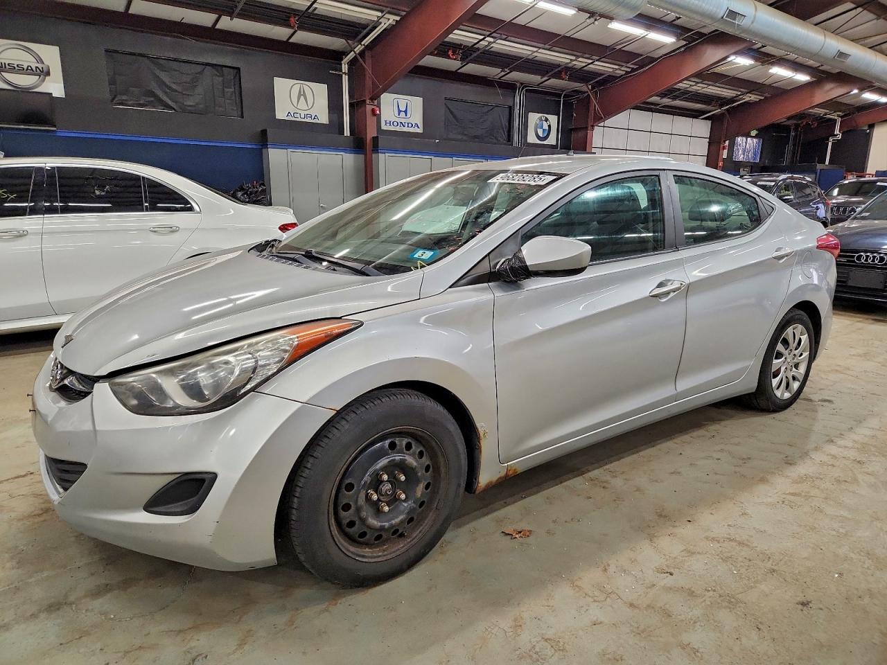 2011 Hyundai Elantra Gls Silver vin: 5NPDH4AE7BH058933