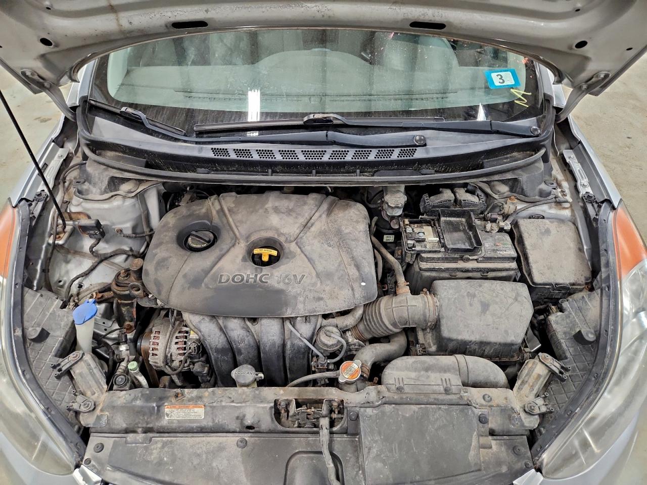 2011 Hyundai Elantra Gls Silver vin: 5NPDH4AE7BH058933