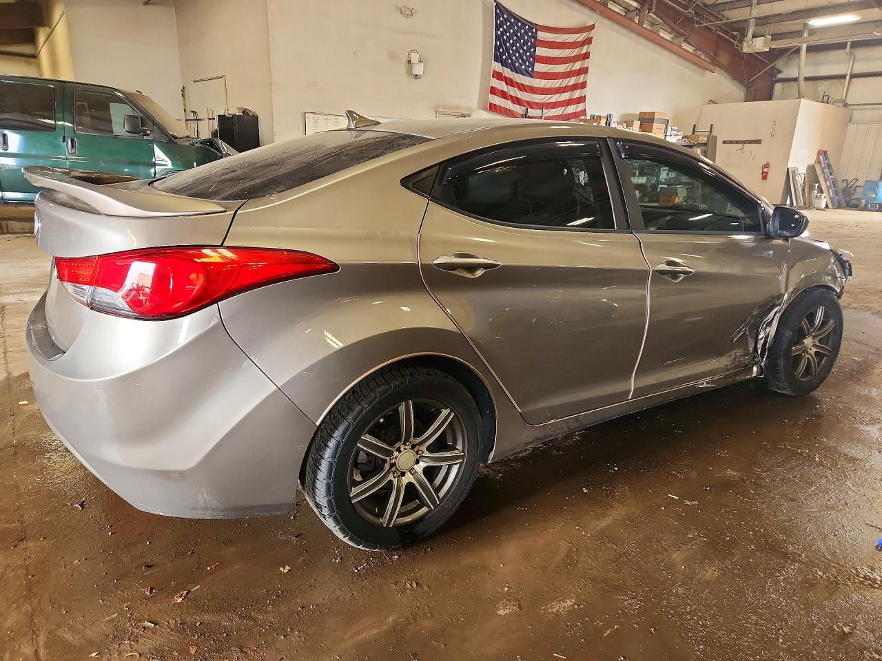 2012 Hyundai Elantra Gls Brown vin: 5NPDH4AE7CH068508