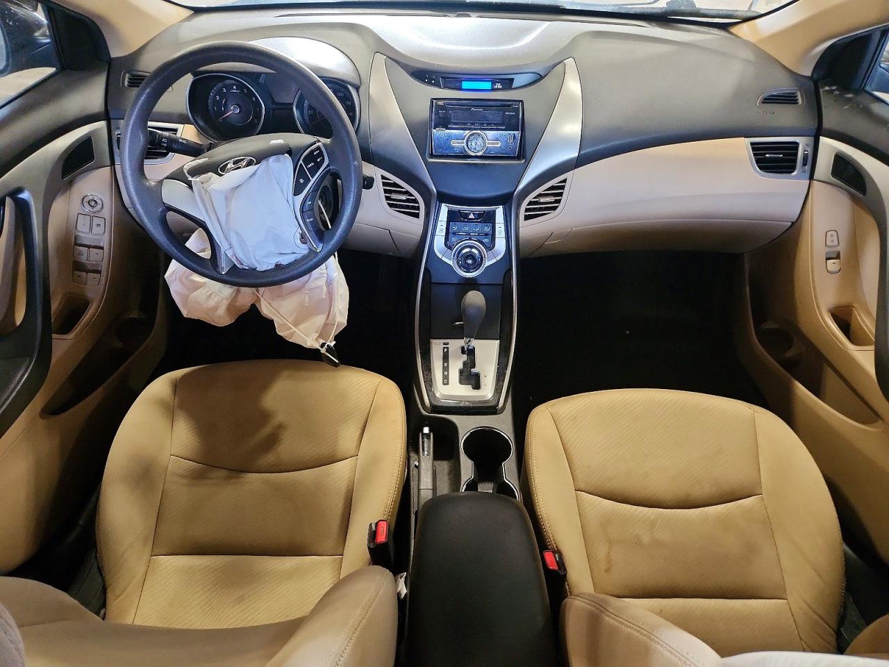 2012 Hyundai Elantra Gls Brown vin: 5NPDH4AE7CH068508