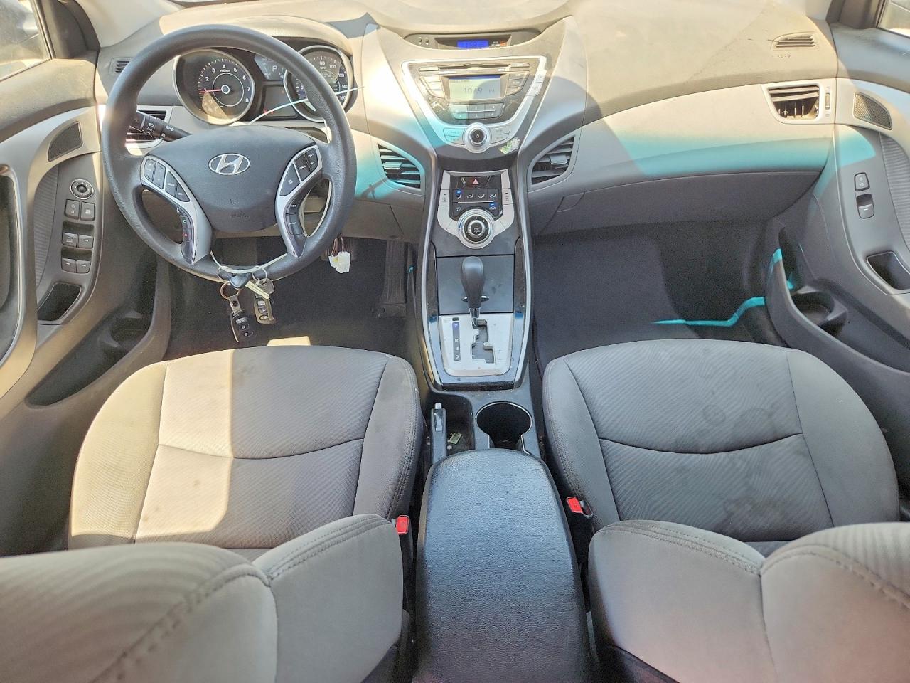 2012 Hyundai Elantra Gls Silver vin: 5NPDH4AE7CH070498
