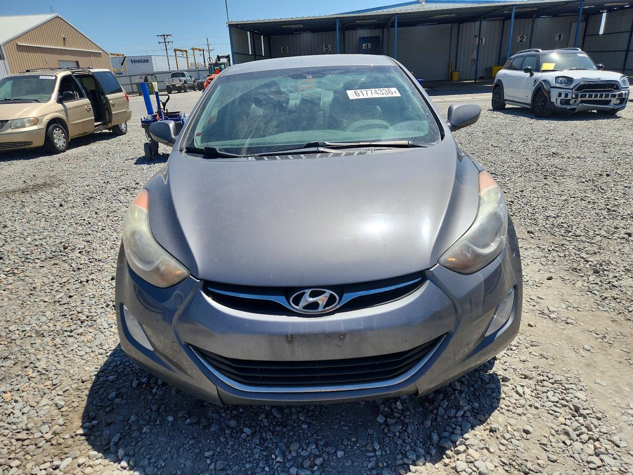 2012 Hyundai Elantra Gls Silver vin: 5NPDH4AE7CH070498