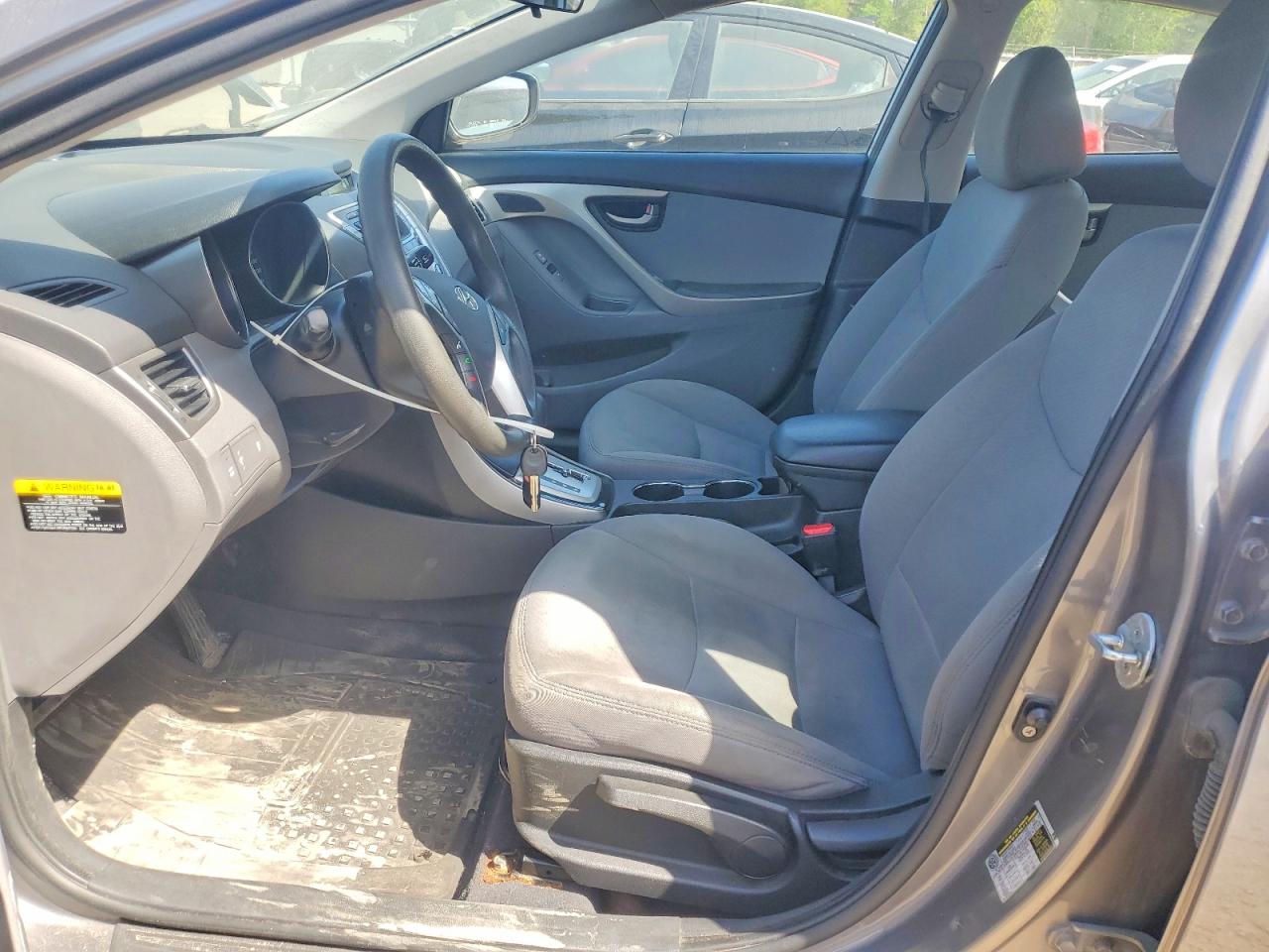 2012 Hyundai Elantra Gls Gray vin: 5NPDH4AE7CH070968