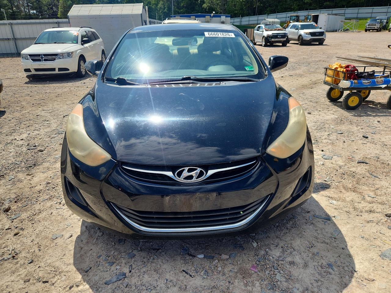2012 Hyundai Elantra Gls Black vin: 5NPDH4AE7CH073370