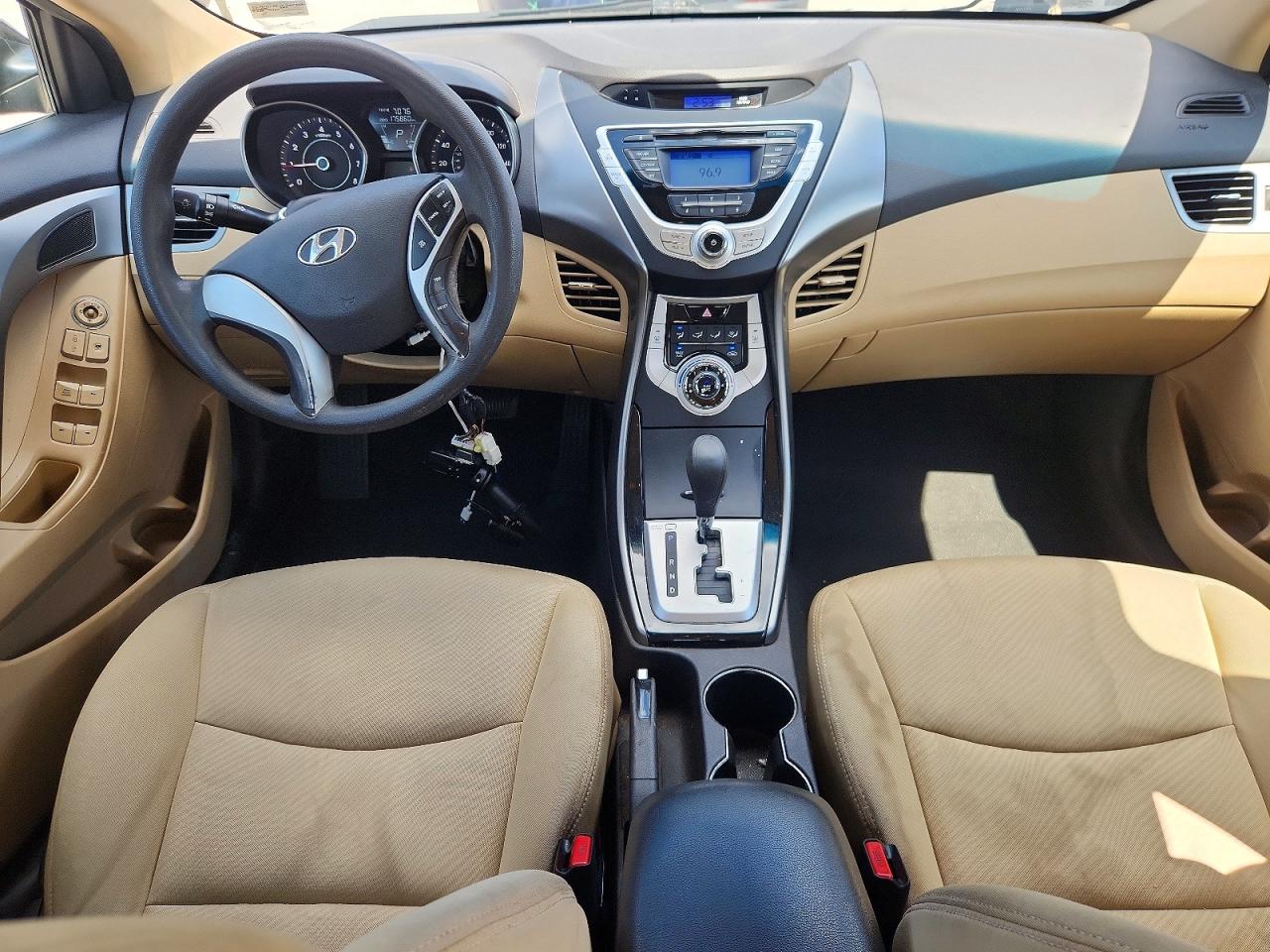 2012 Hyundai Elantra Gls Black vin: 5NPDH4AE7CH073370